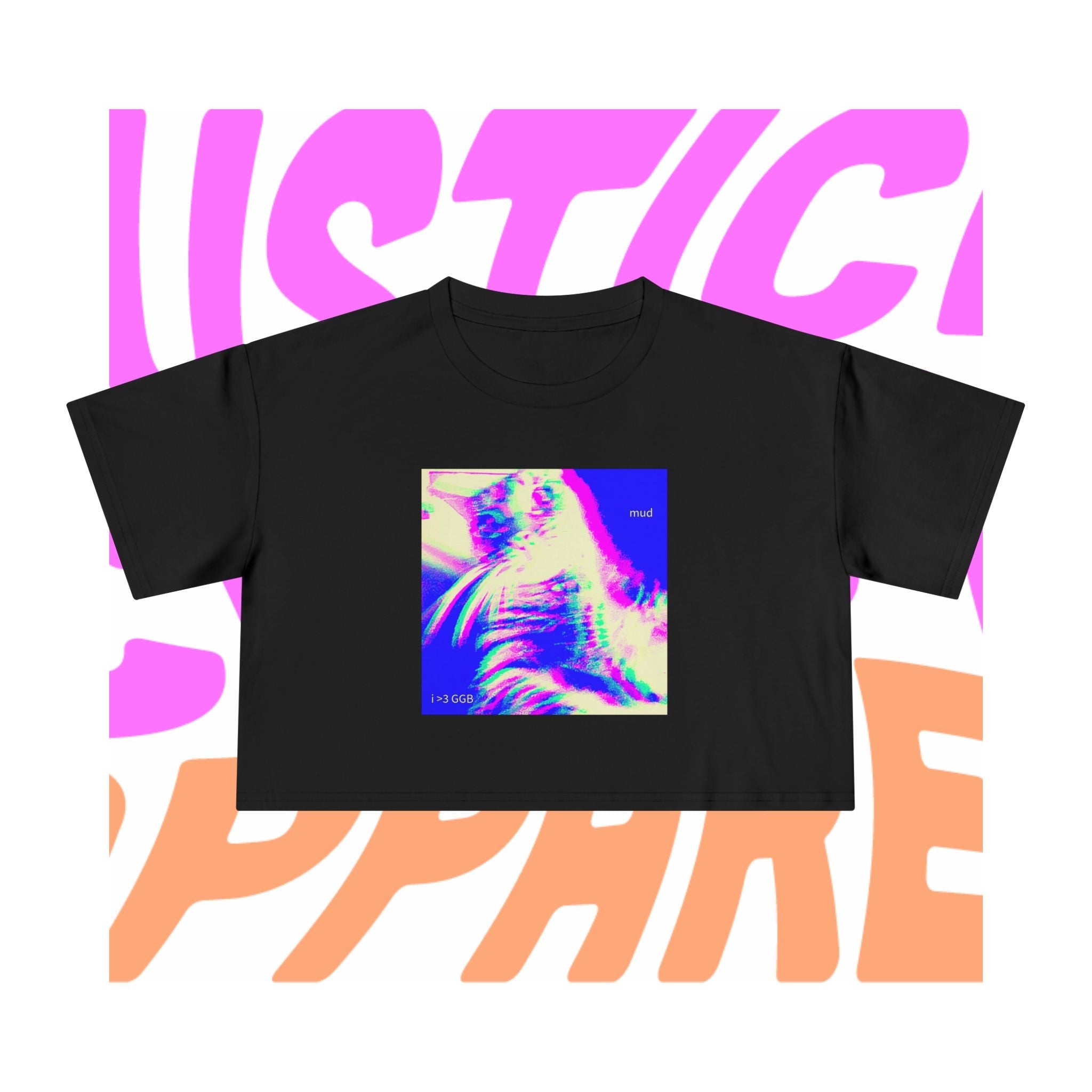 Crop Tee - Unisex Clothing - Someone's Cat - Justice Candy Apparel