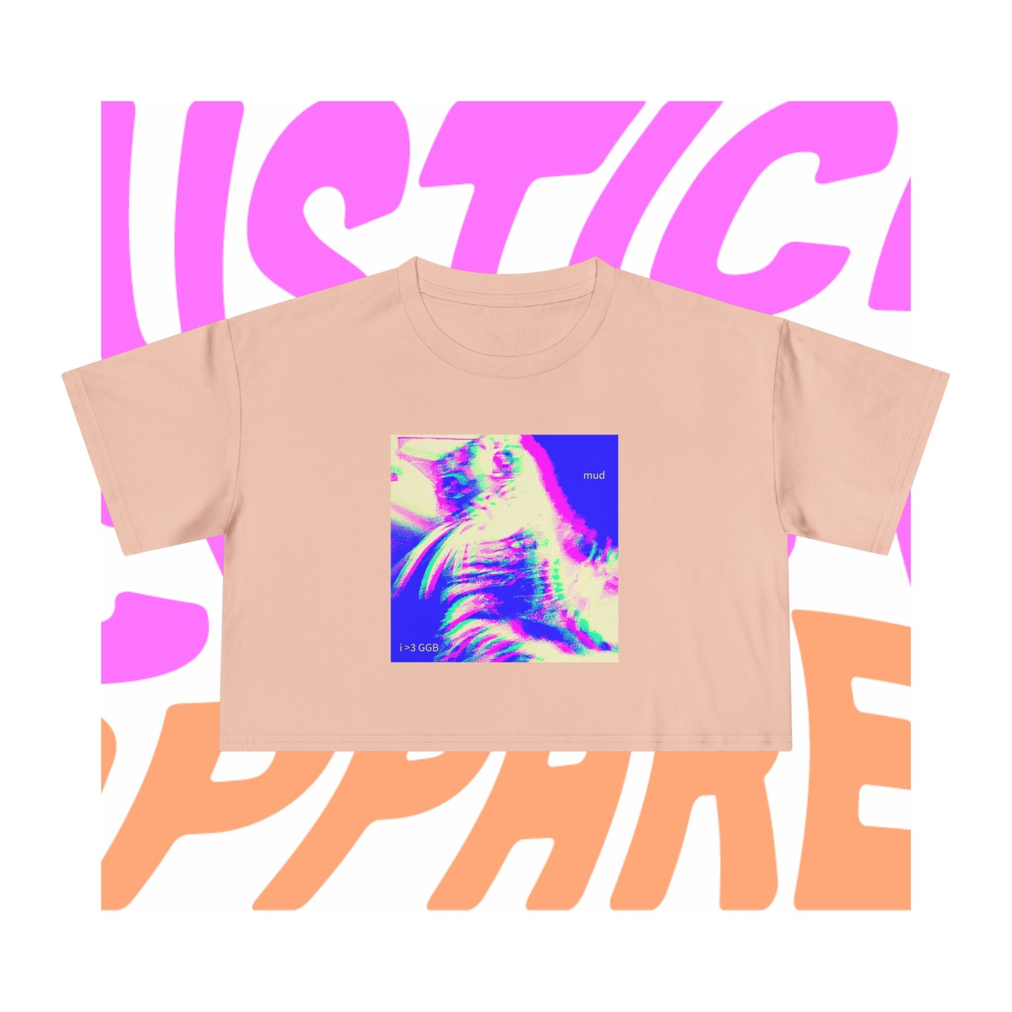 Crop Tee - Unisex Clothing - Someone's Cat - Justice Candy Apparel