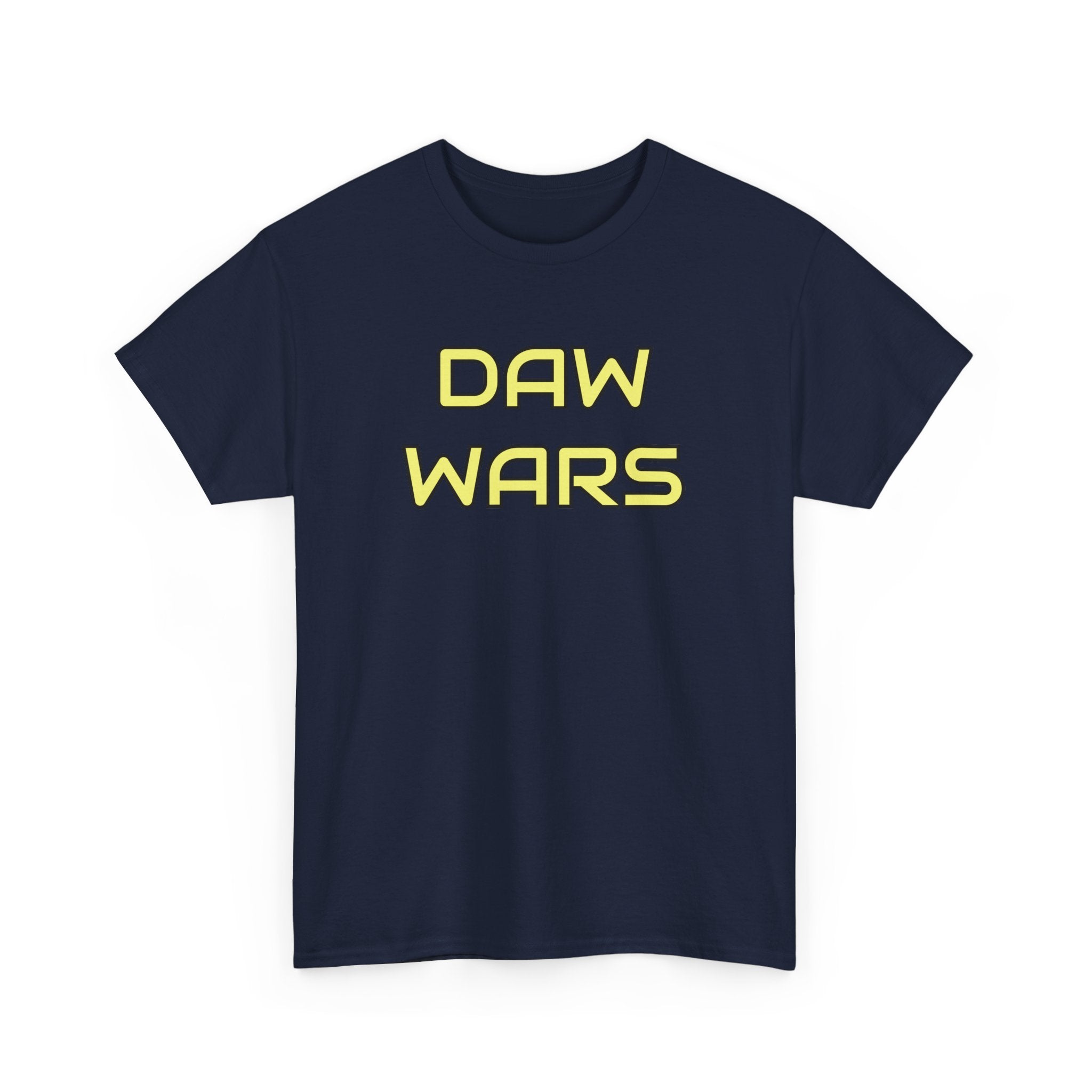 DAW Wars - Yellow Logo - Unisex Heavy Cotton Tee - Justice Candy Apparel
