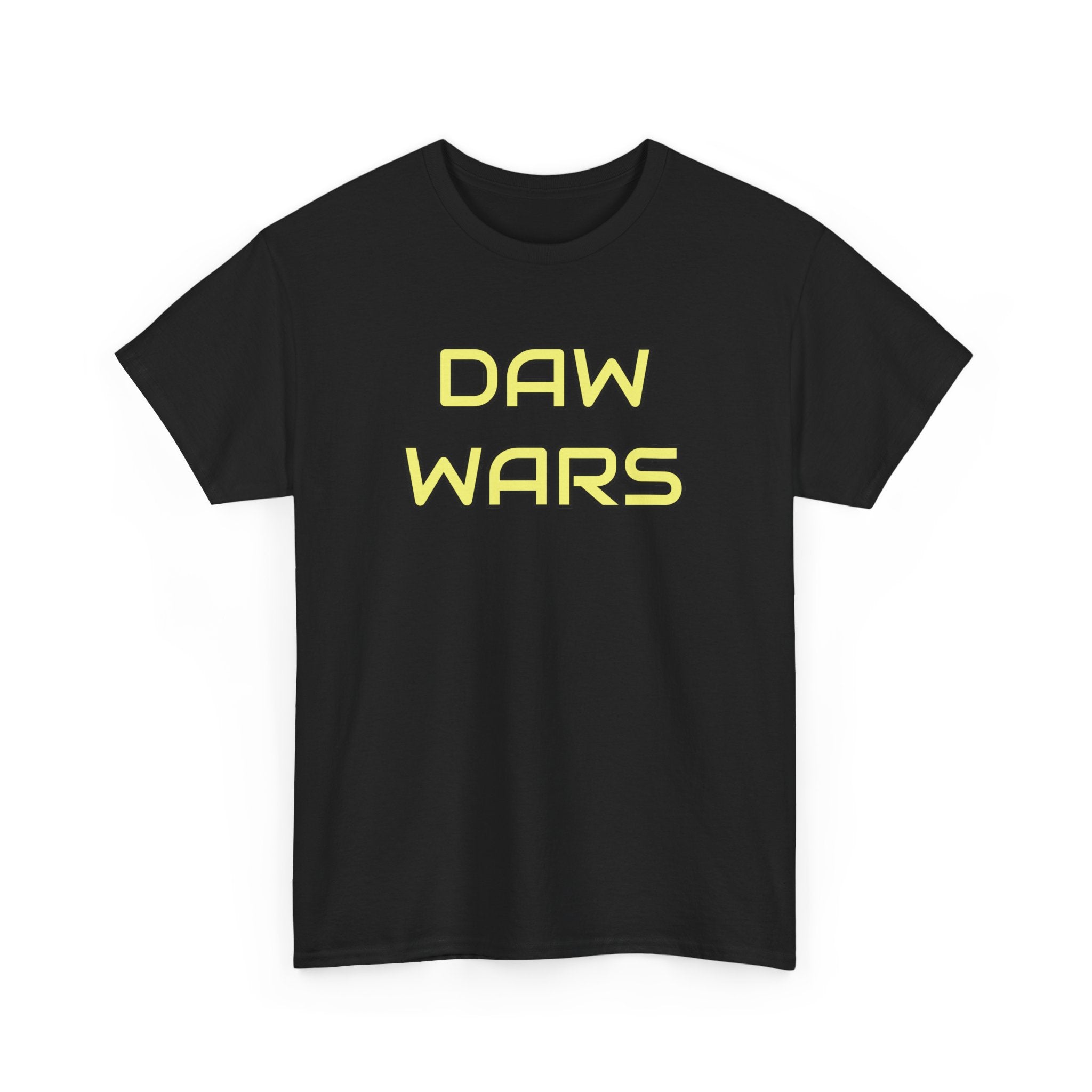 DAW Wars - Yellow Logo - Unisex Heavy Cotton Tee - Justice Candy Apparel