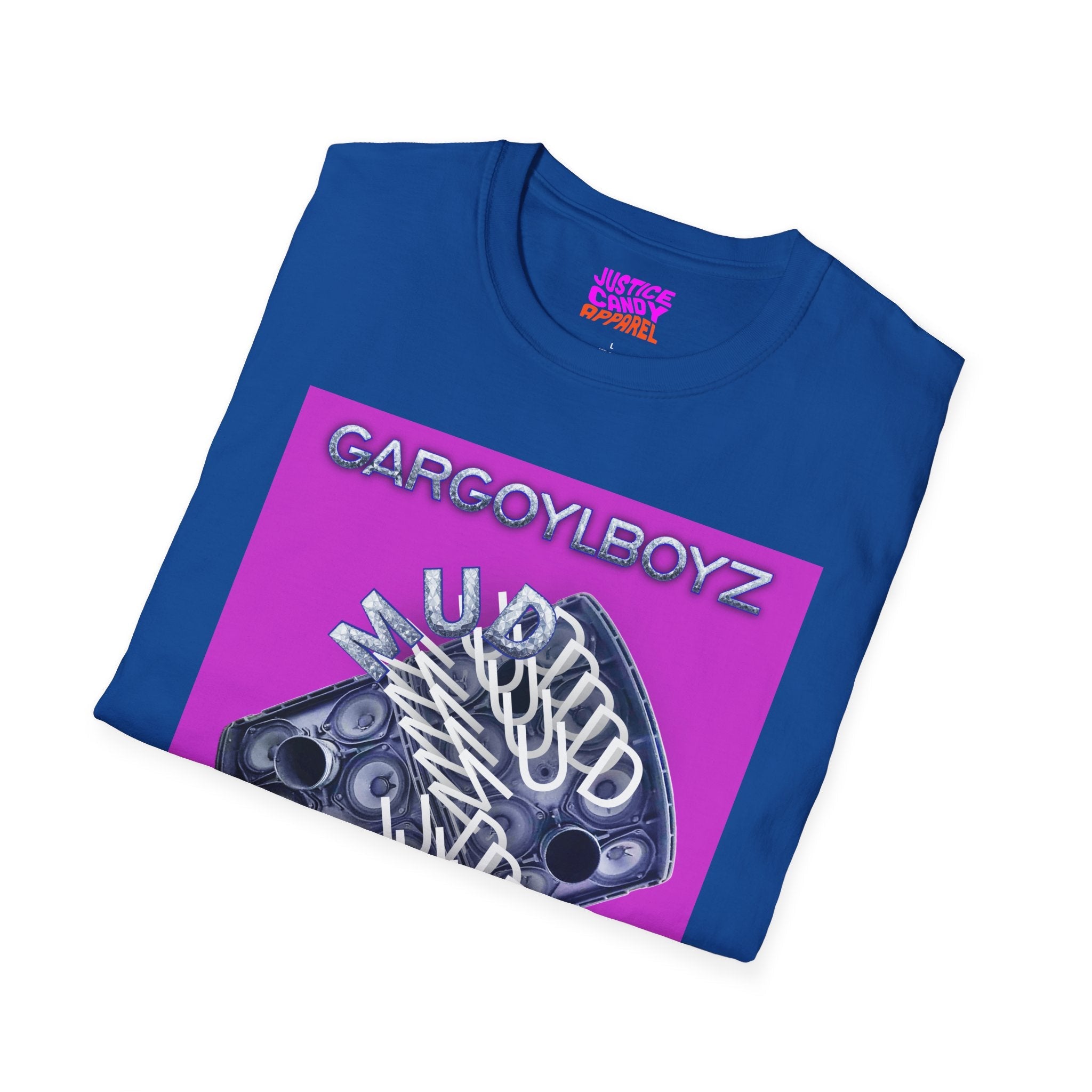 Gargoylboyz 'mud' - Vibrant Magenta Graphic Tee - Sydney Trap Collective - Justice Candy Apparel