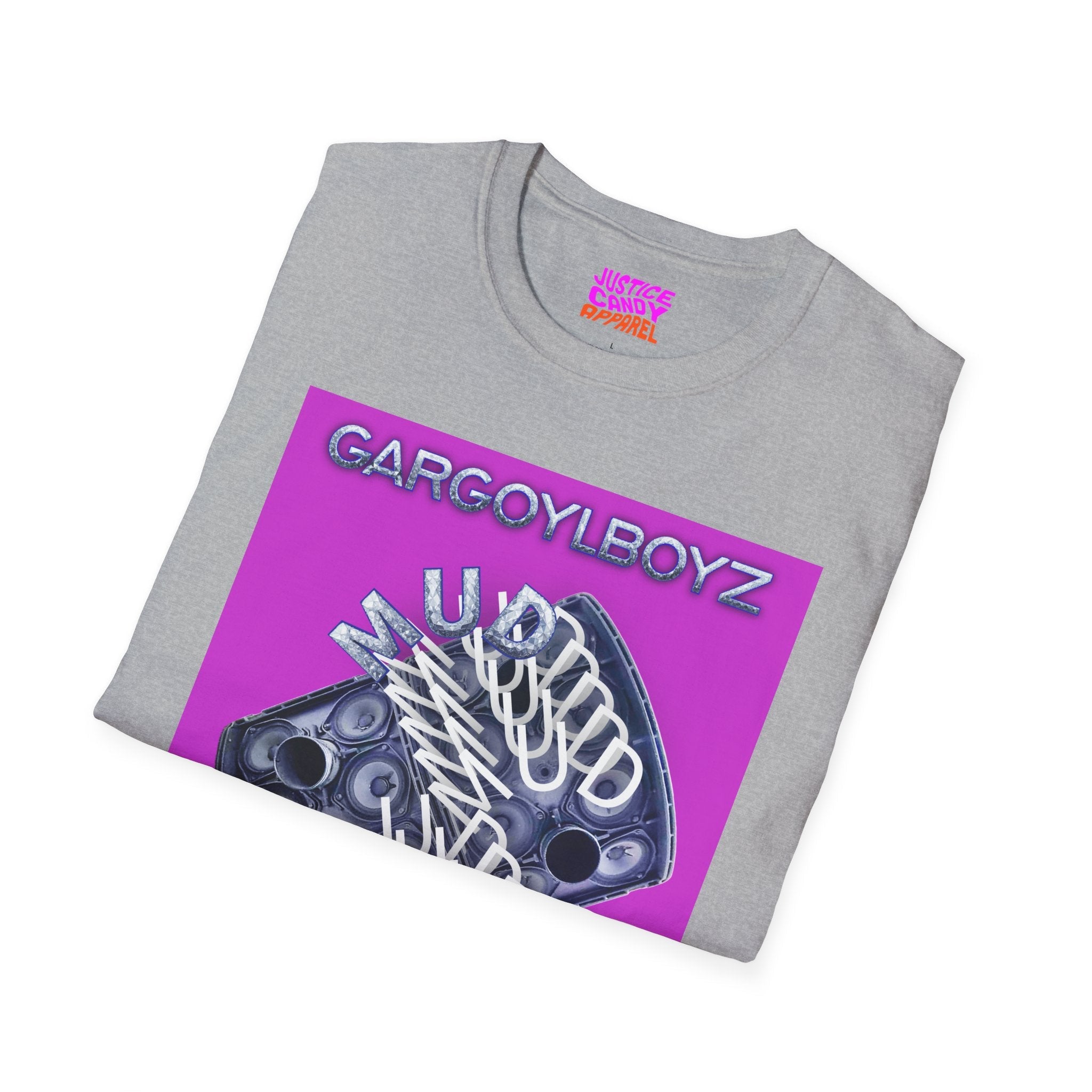 Gargoylboyz 'mud' - Vibrant Magenta Graphic Tee - Sydney Trap Collective - Justice Candy Apparel