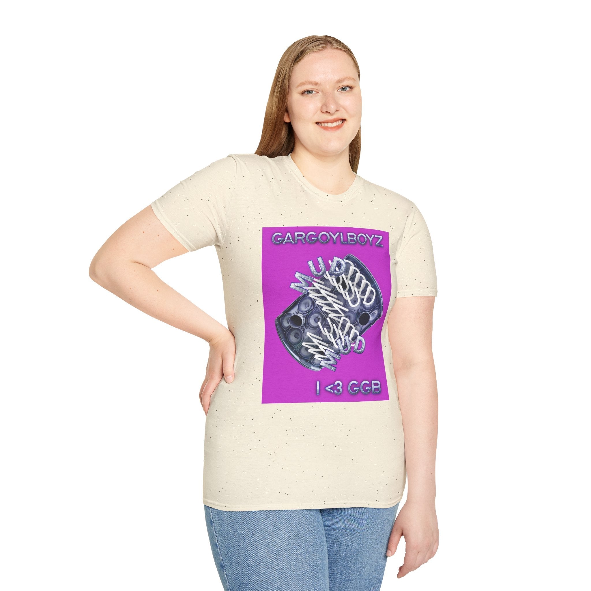 Gargoylboyz 'mud' - Vibrant Magenta Graphic Tee - Sydney Trap Collective - Justice Candy Apparel