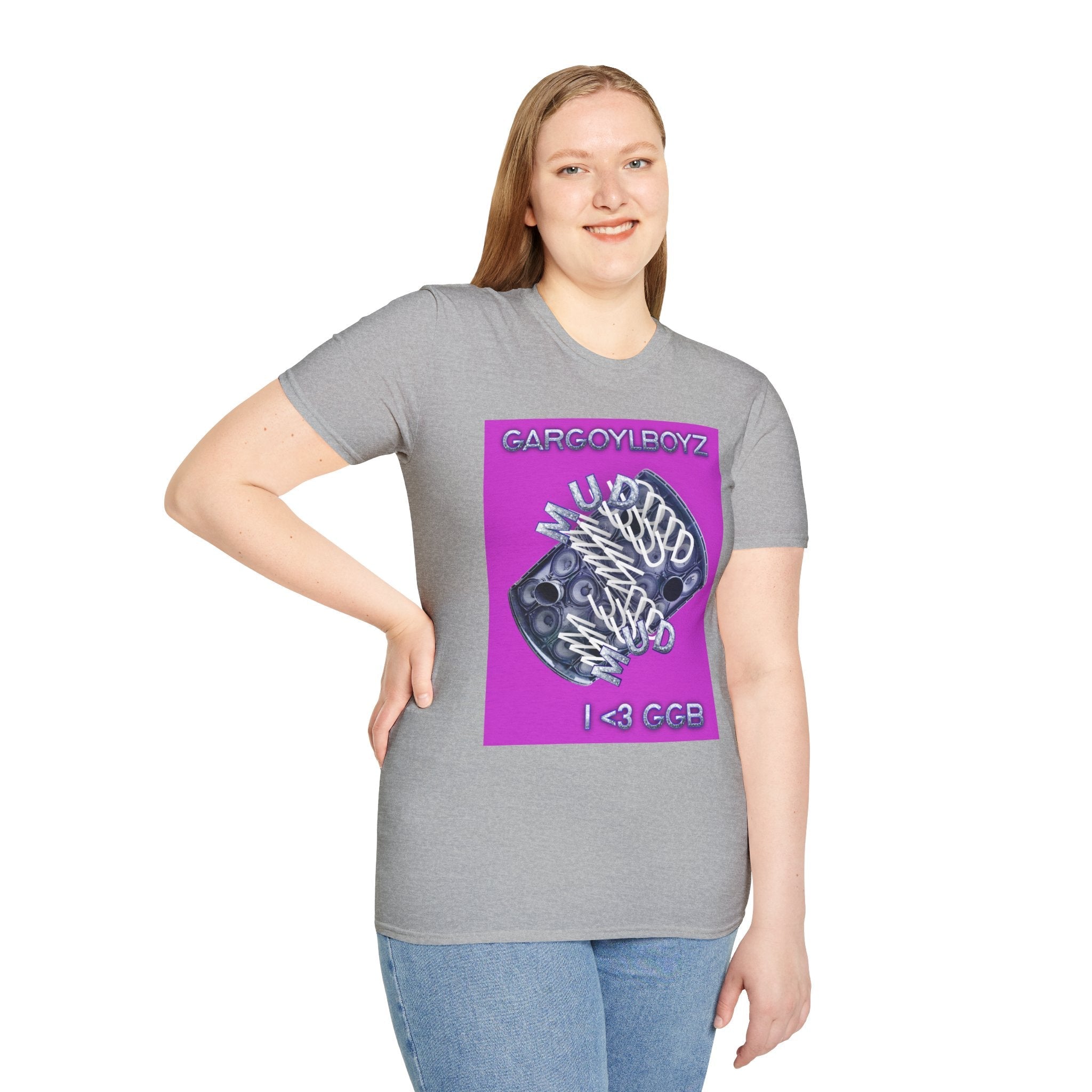 Gargoylboyz 'mud' - Vibrant Magenta Graphic Tee - Sydney Trap Collective - Justice Candy Apparel