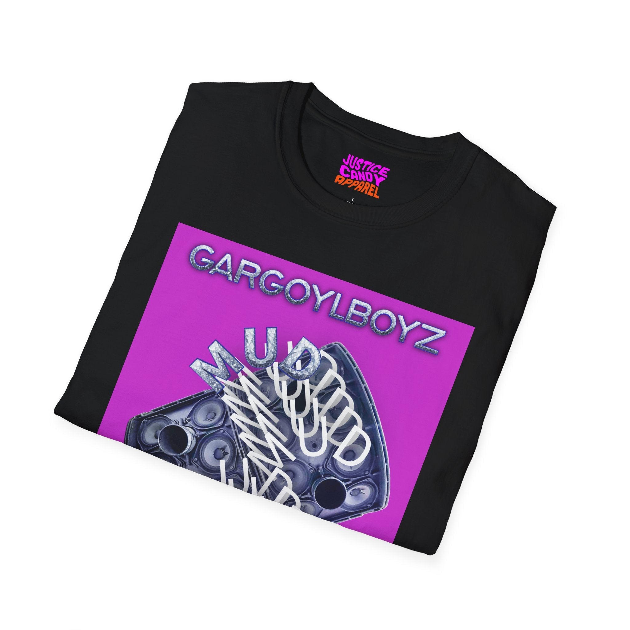 Gargoylboyz 'mud' - Vibrant Magenta Graphic Tee - Sydney Trap Collective - Justice Candy Apparel