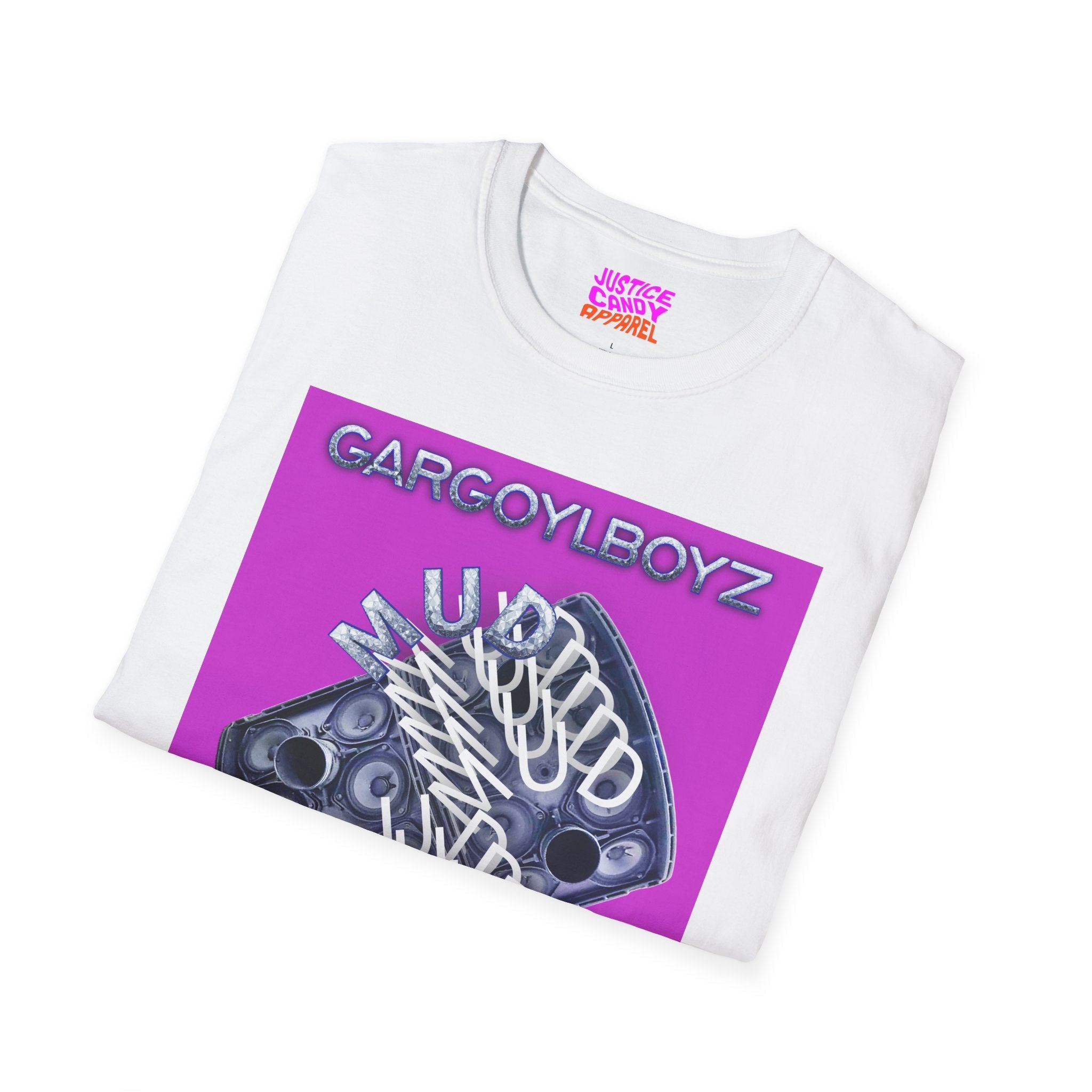 Gargoylboyz 'mud' - Vibrant Magenta Graphic Tee - Sydney Trap Collective - Justice Candy Apparel