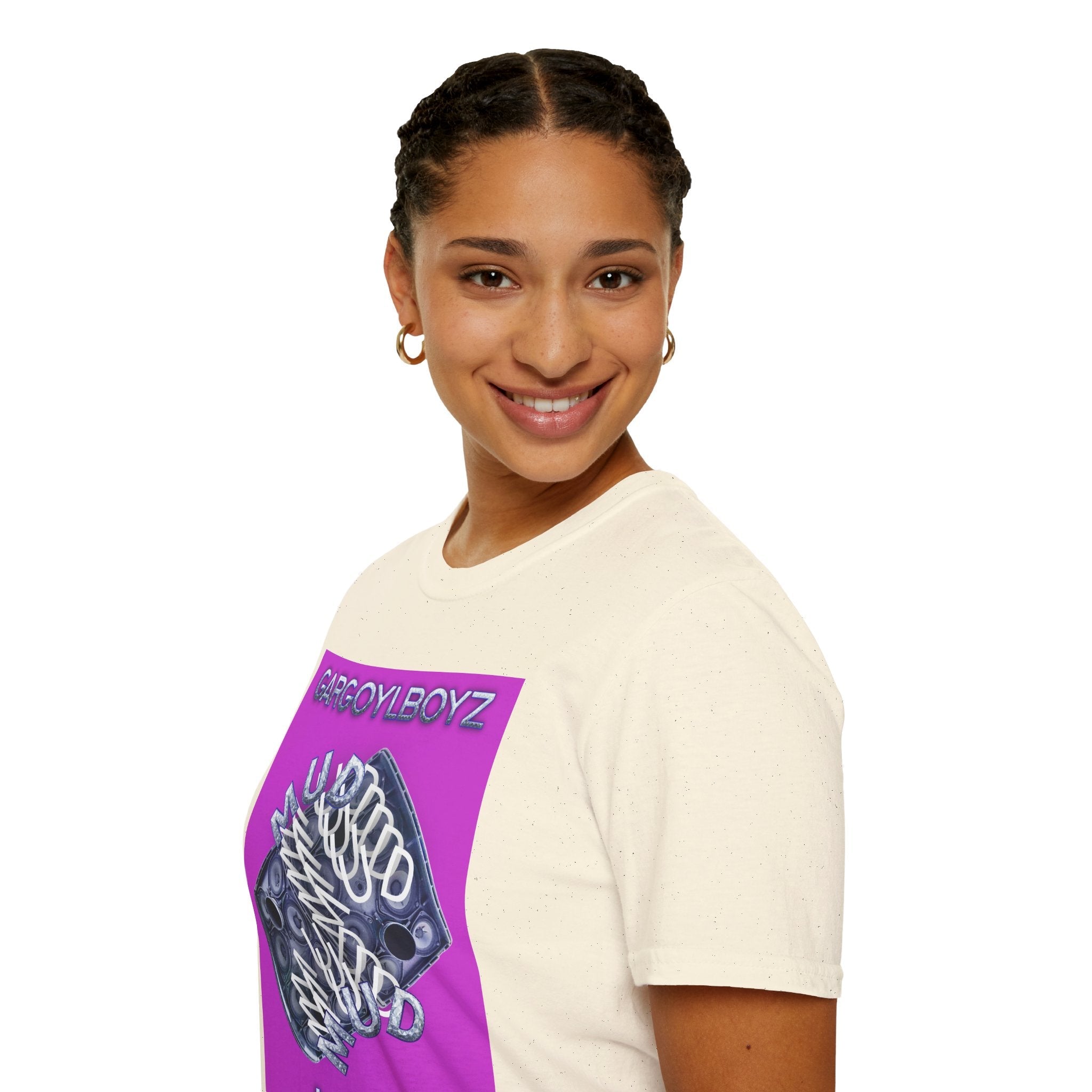 Gargoylboyz 'mud' - Vibrant Magenta Graphic Tee - Sydney Trap Collective - Justice Candy Apparel