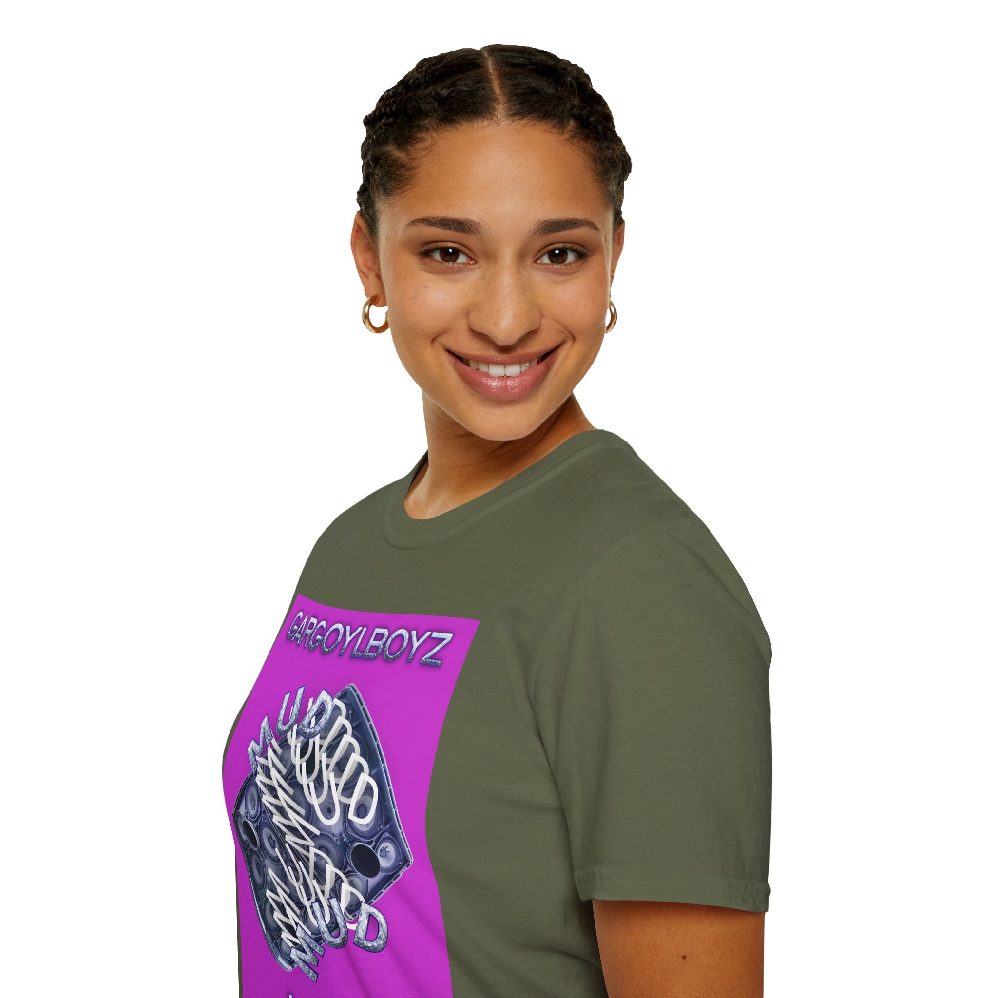 Gargoylboyz 'mud' - Vibrant Magenta Graphic Tee - Sydney Trap Collective - Justice Candy Apparel