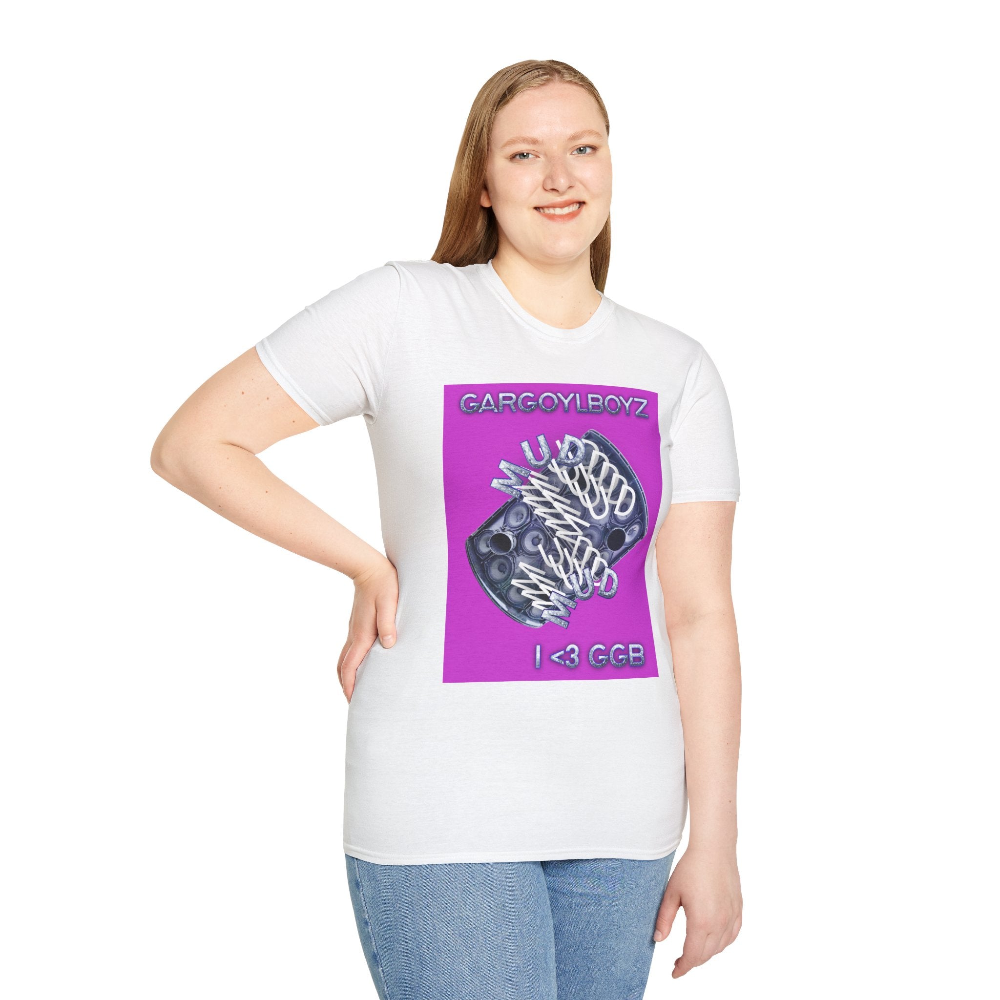 Gargoylboyz 'mud' - Vibrant Magenta Graphic Tee - Sydney Trap Collective - Justice Candy Apparel