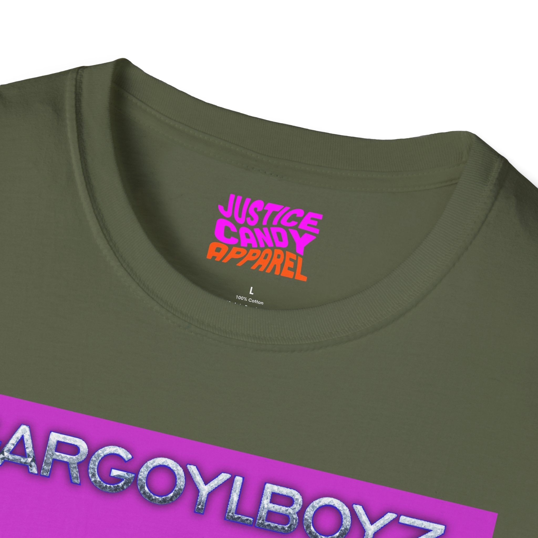 Gargoylboyz 'mud' - Vibrant Magenta Graphic Tee - Sydney Trap Collective - Justice Candy Apparel