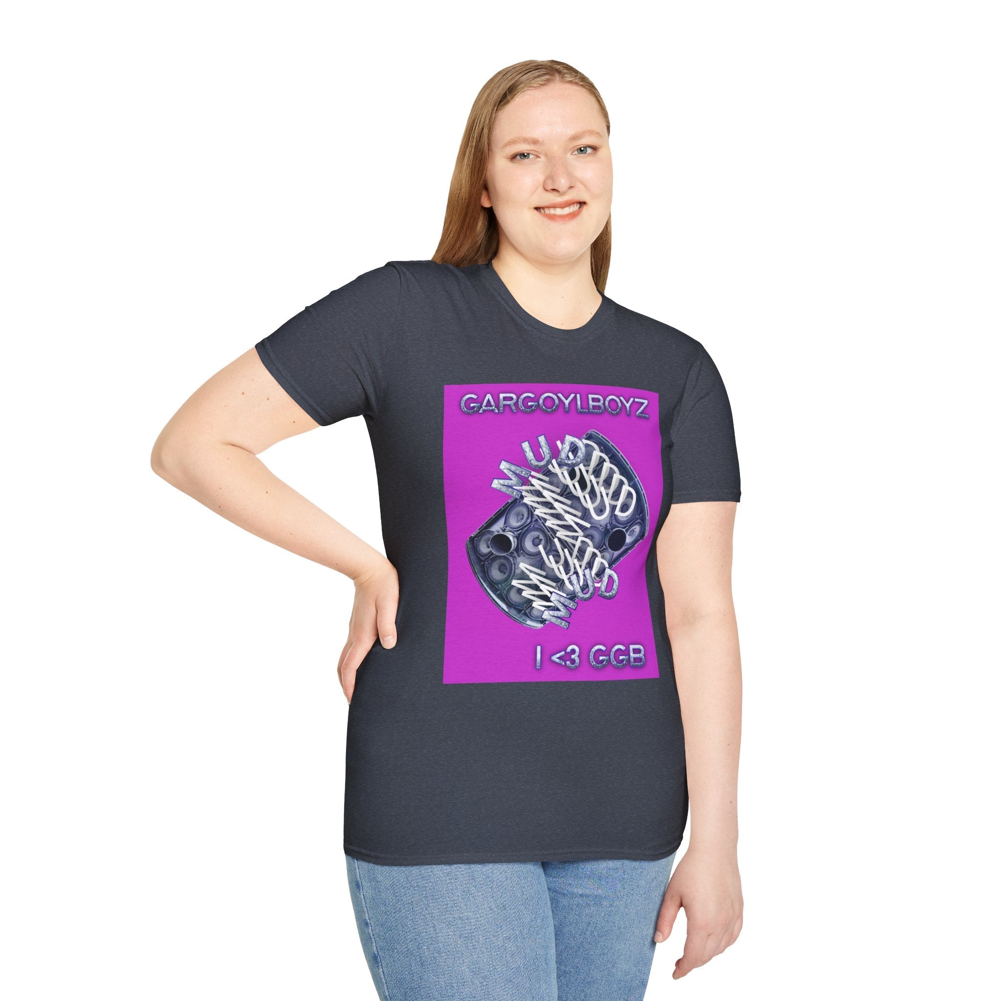 Gargoylboyz 'mud' - Vibrant Magenta Graphic Tee - Sydney Trap Collective - Justice Candy Apparel
