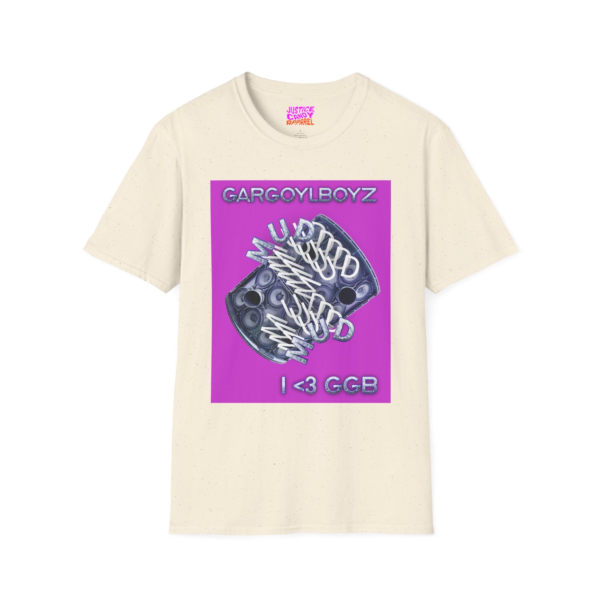 Gargoylboyz 'mud' - Vibrant Magenta Graphic Tee - Sydney Trap Collective - Justice Candy Apparel