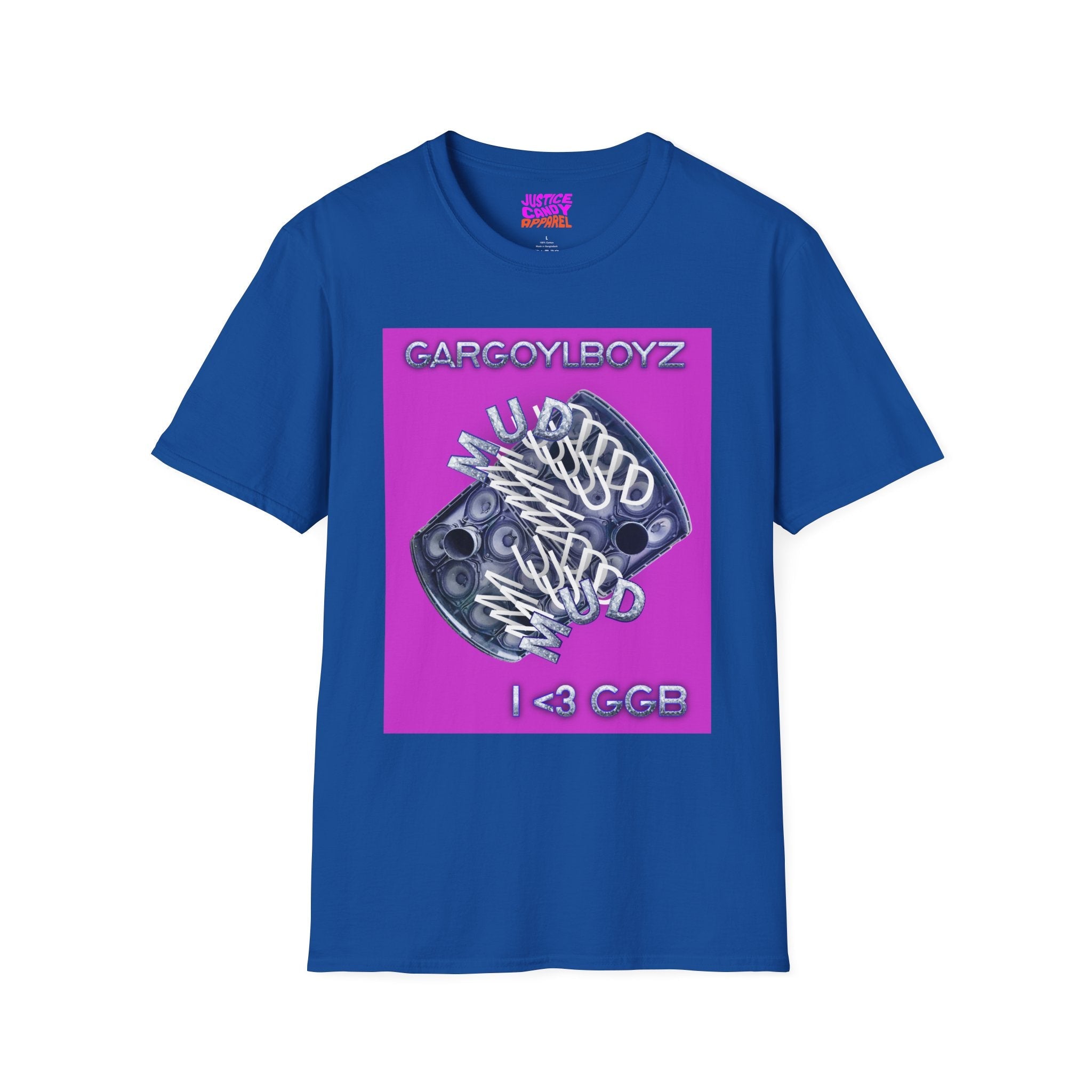 Gargoylboyz 'mud' - Vibrant Magenta Graphic Tee - Sydney Trap Collective - Justice Candy Apparel