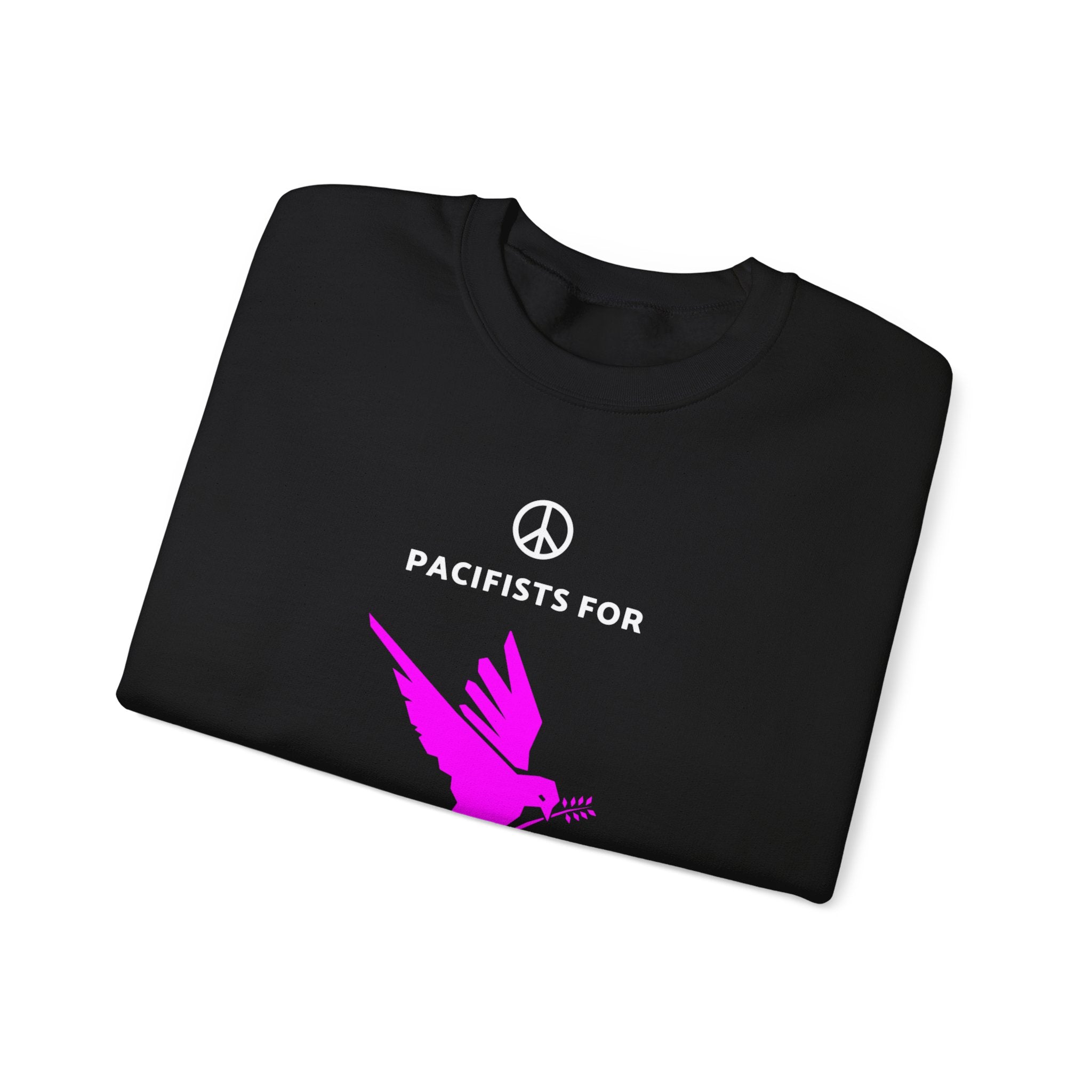 Pacifists for Punching NZS Anti Fascist  Black / Magenta Dove
