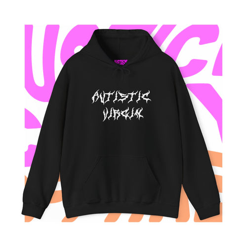 Autistic Virgin - Hooded Sweatshirt - Justice Candy Apparel