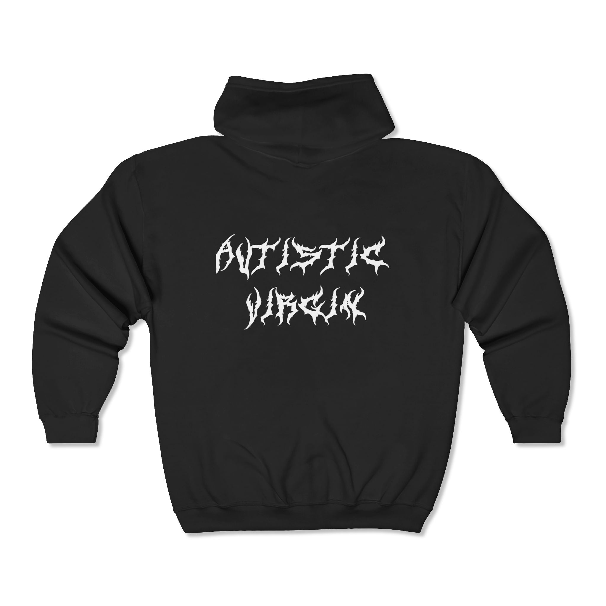 Autistic Virgin - Zip - Up Hoodie - Justice Candy Apparel