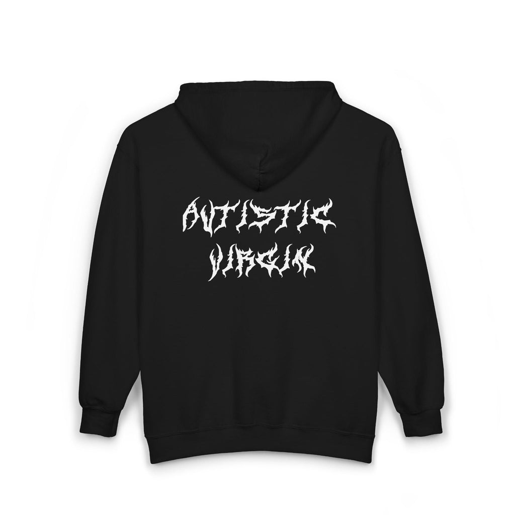 Autistic Virgin - Zip - Up Hoodie - Justice Candy Apparel