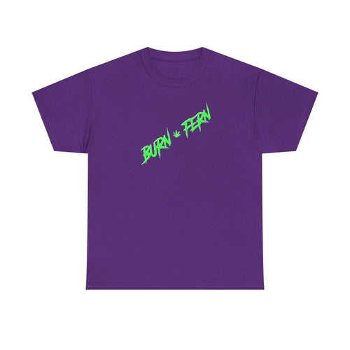 "BURN • FERN" Graphic T-Shirt - 420 Streetwear - Justice Candy Apparel