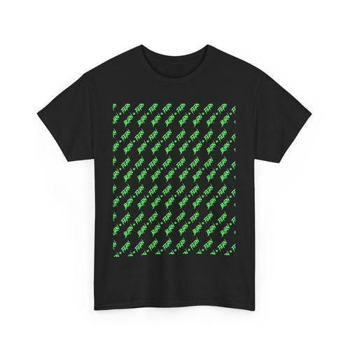 "BURN • FERN" Patterned T-Shirt 420 Streetwear - Justice Candy Apparel