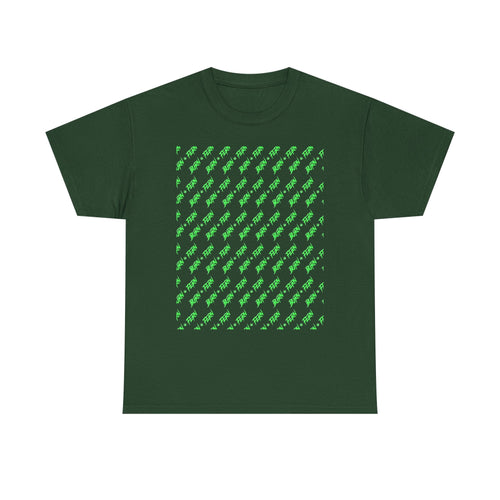 "BURN • FERN" Patterned T-Shirt 420 Streetwear - Justice Candy Apparel