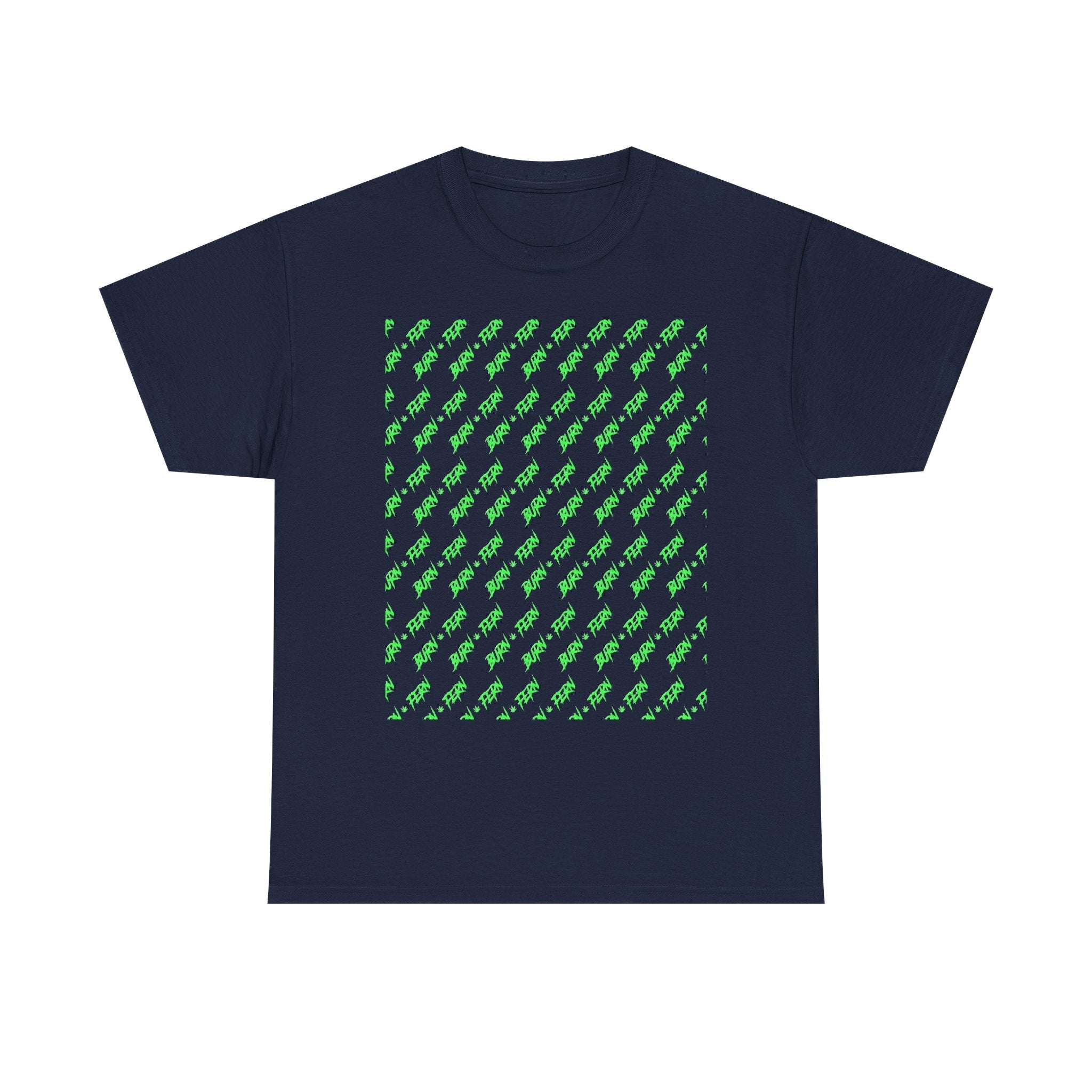"BURN • FERN" Patterned T-Shirt 420 Streetwear - Justice Candy Apparel