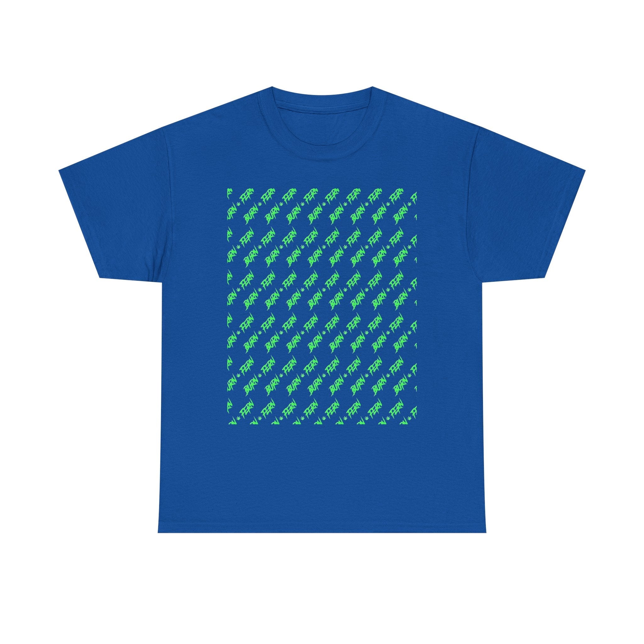 "BURN • FERN" Patterned T-Shirt 420 Streetwear - Justice Candy Apparel