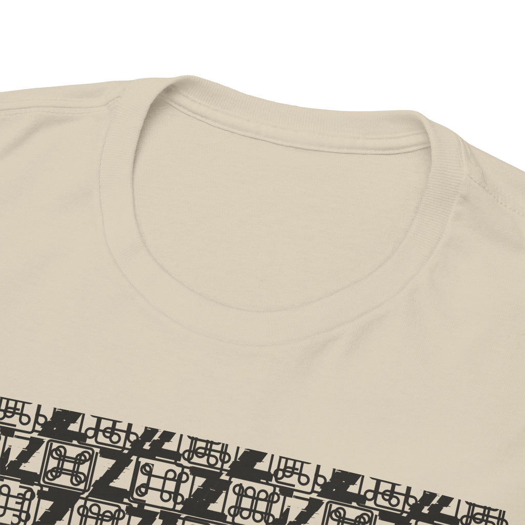 Command Z Pattern 'UN DO' Graphic T-Shirt — Monochrome Repeat Logo Tee - Justice Candy Apparel