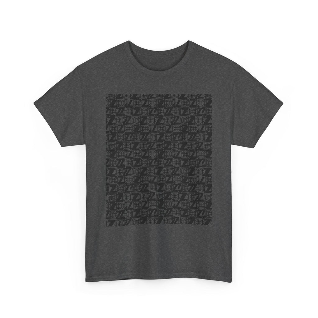 Command Z Pattern 'UN DO' Graphic T-Shirt — Monochrome Repeat Logo Tee - Justice Candy Apparel