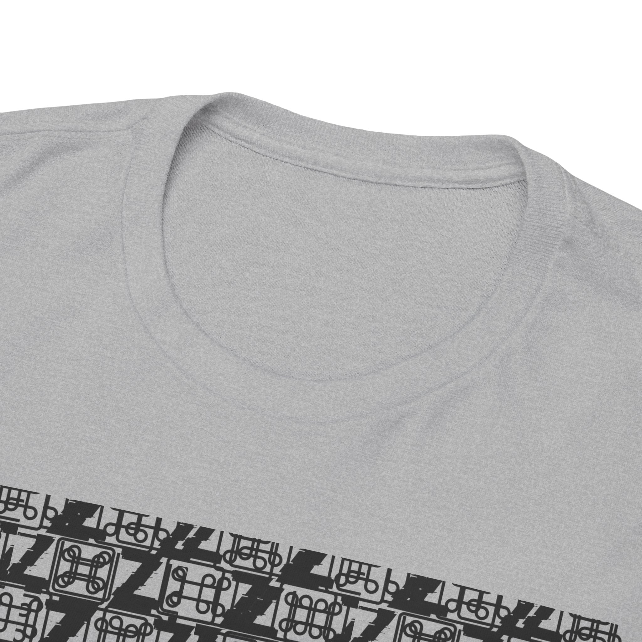 Command Z Pattern 'UN DO' Graphic T-Shirt — Monochrome Repeat Logo Tee - Justice Candy Apparel