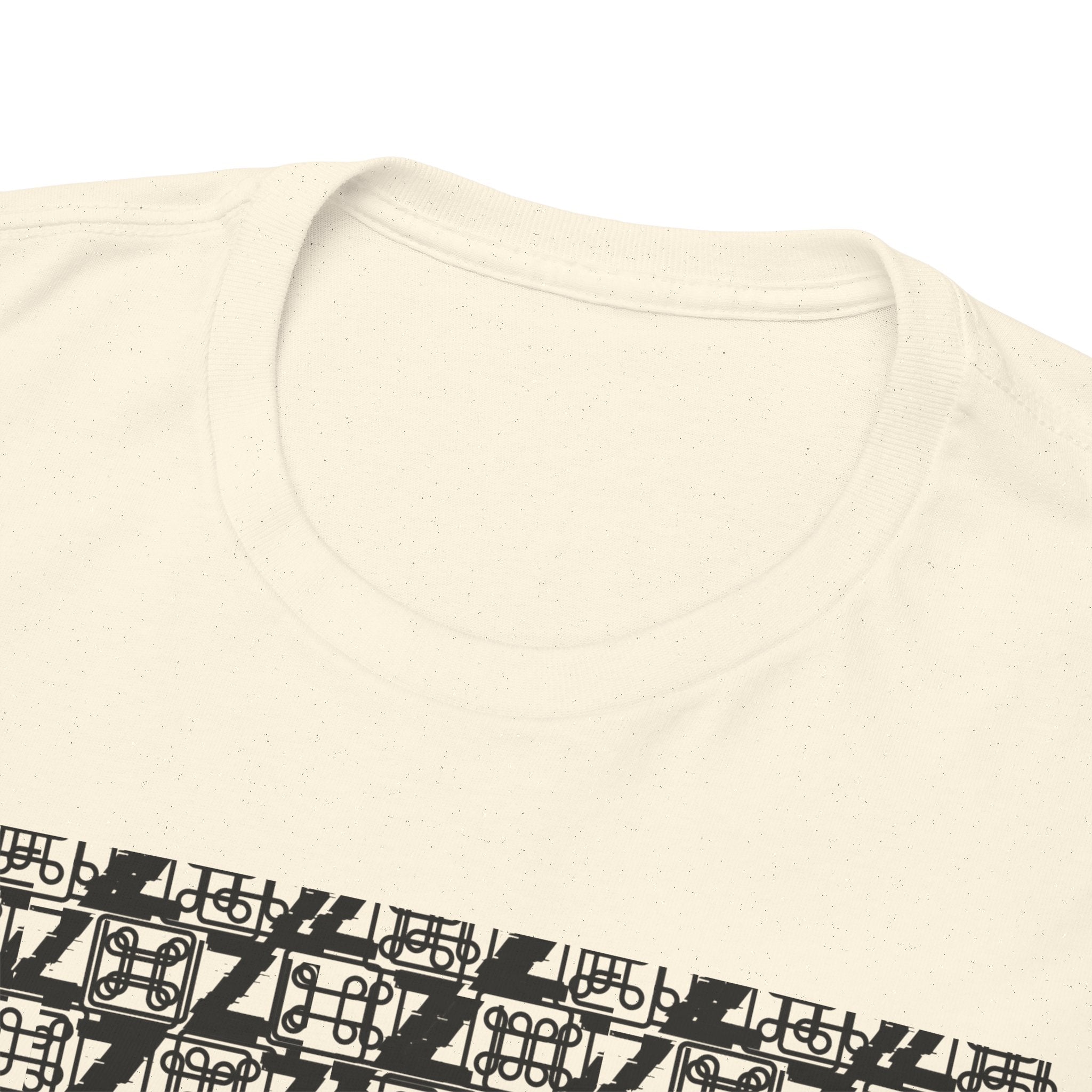 Command Z Pattern 'UN DO' Graphic T-Shirt — Monochrome Repeat Logo Tee - Justice Candy Apparel