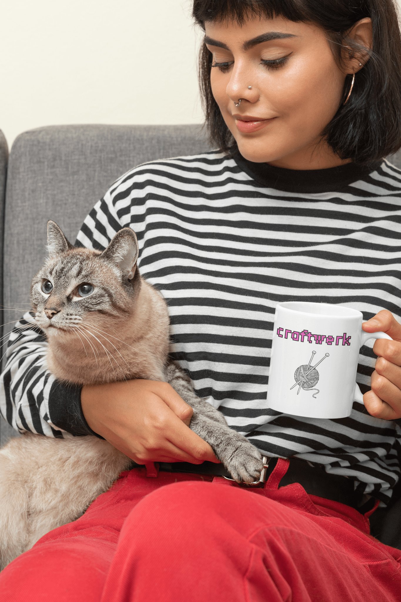 CraftWERK Ceramic Coffee Cup! Perfect Gift for Synth - lovers - ORCA Coatings - Justice Candy Apparel