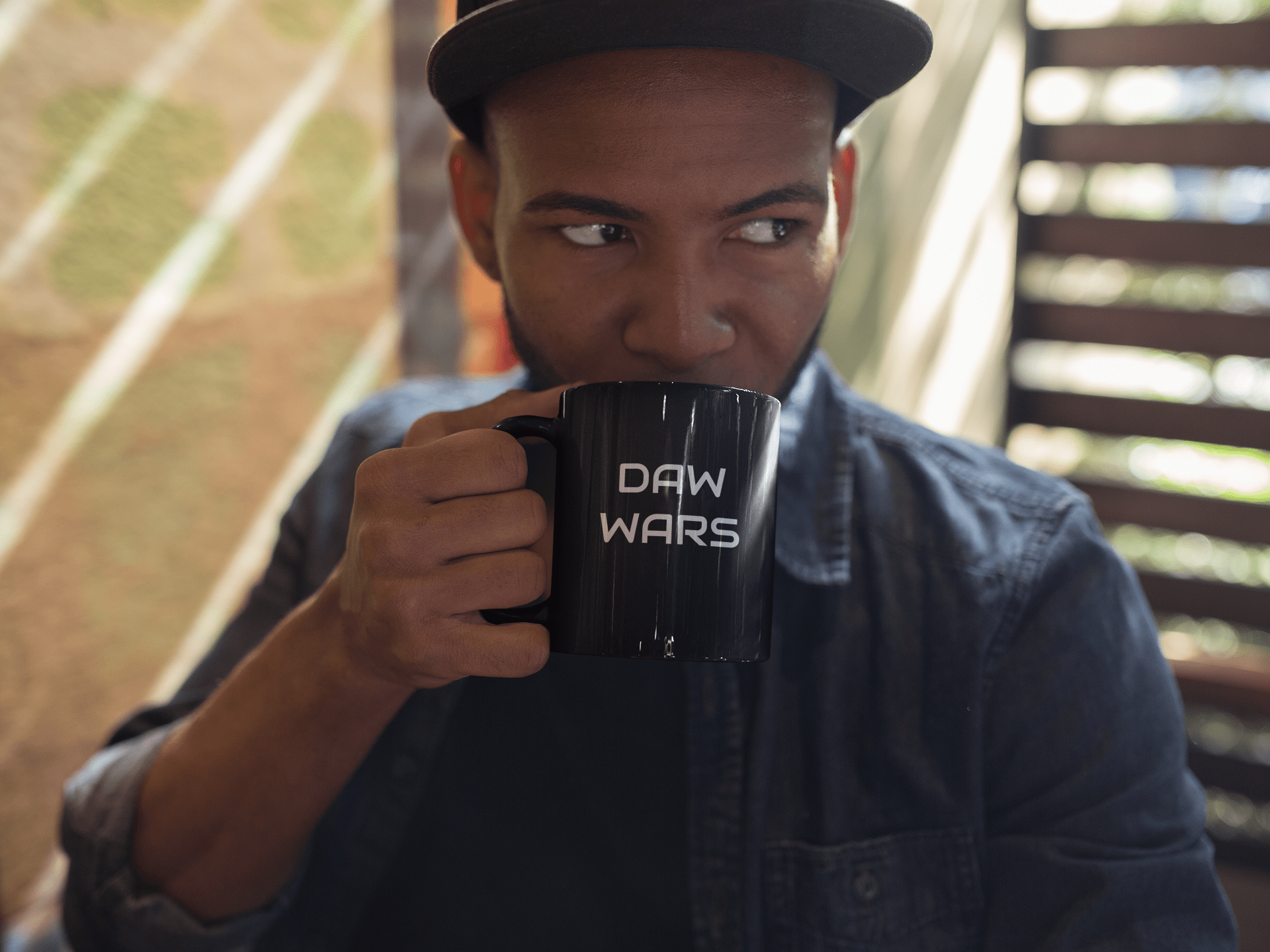 DAW WARS design Black Mug (11oz) - Justice Candy Apparel