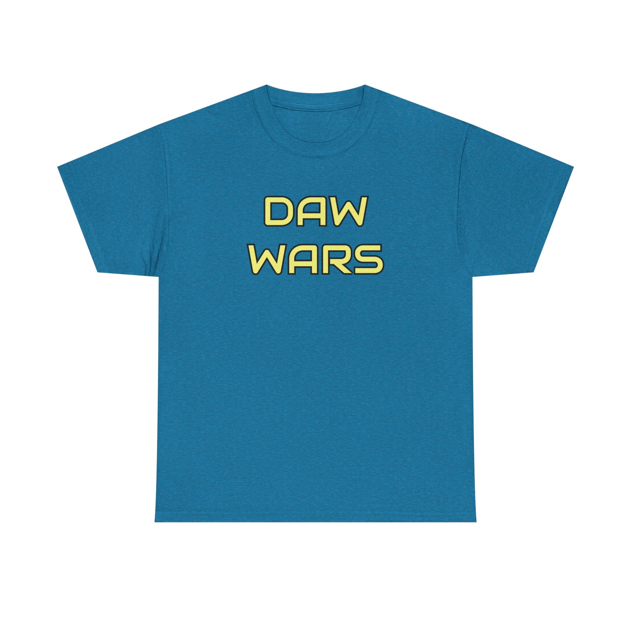 DAW Wars - Yellow Logo - Unisex Heavy Cotton Tee - Justice Candy Apparel