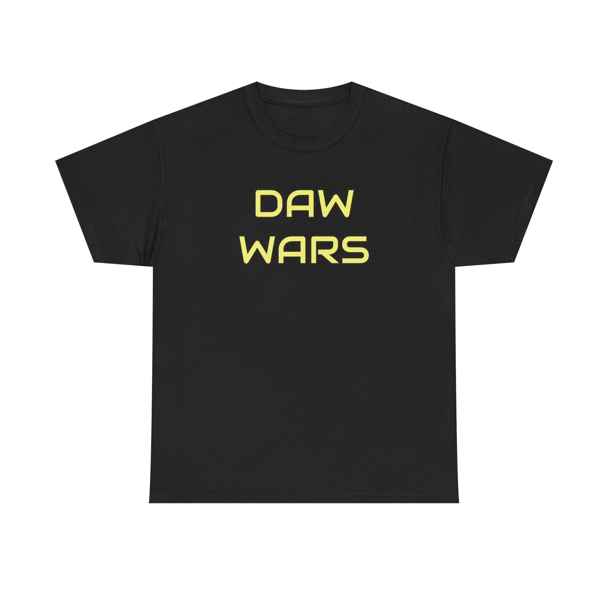DAW Wars - Yellow Logo - Unisex Heavy Cotton Tee - Justice Candy Apparel