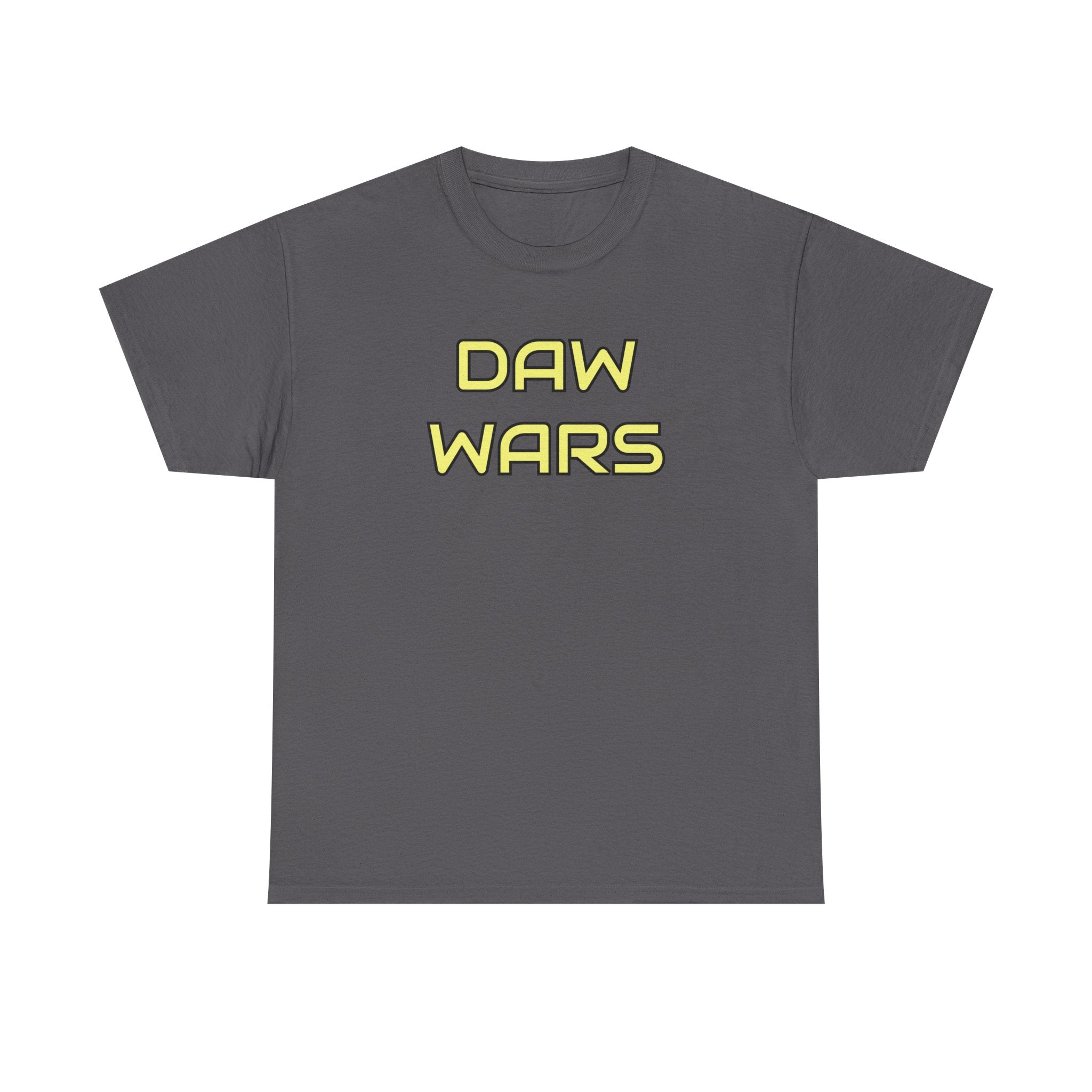 DAW Wars - Yellow Logo - Unisex Heavy Cotton Tee - Justice Candy Apparel