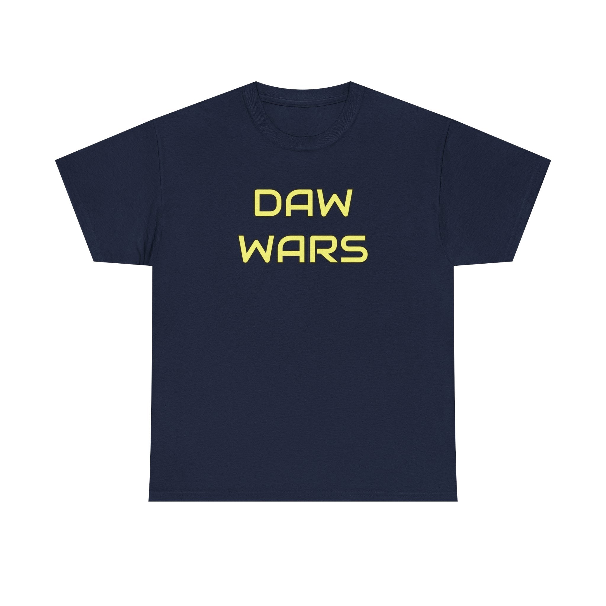 DAW Wars - Yellow Logo - Unisex Heavy Cotton Tee - Justice Candy Apparel