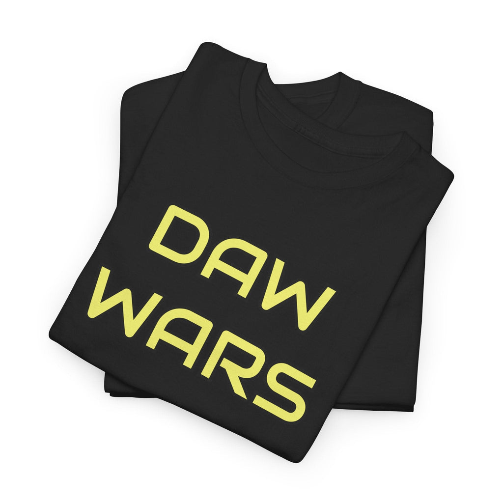 DAW Wars - Yellow Logo - Unisex Heavy Cotton Tee - Justice Candy Apparel