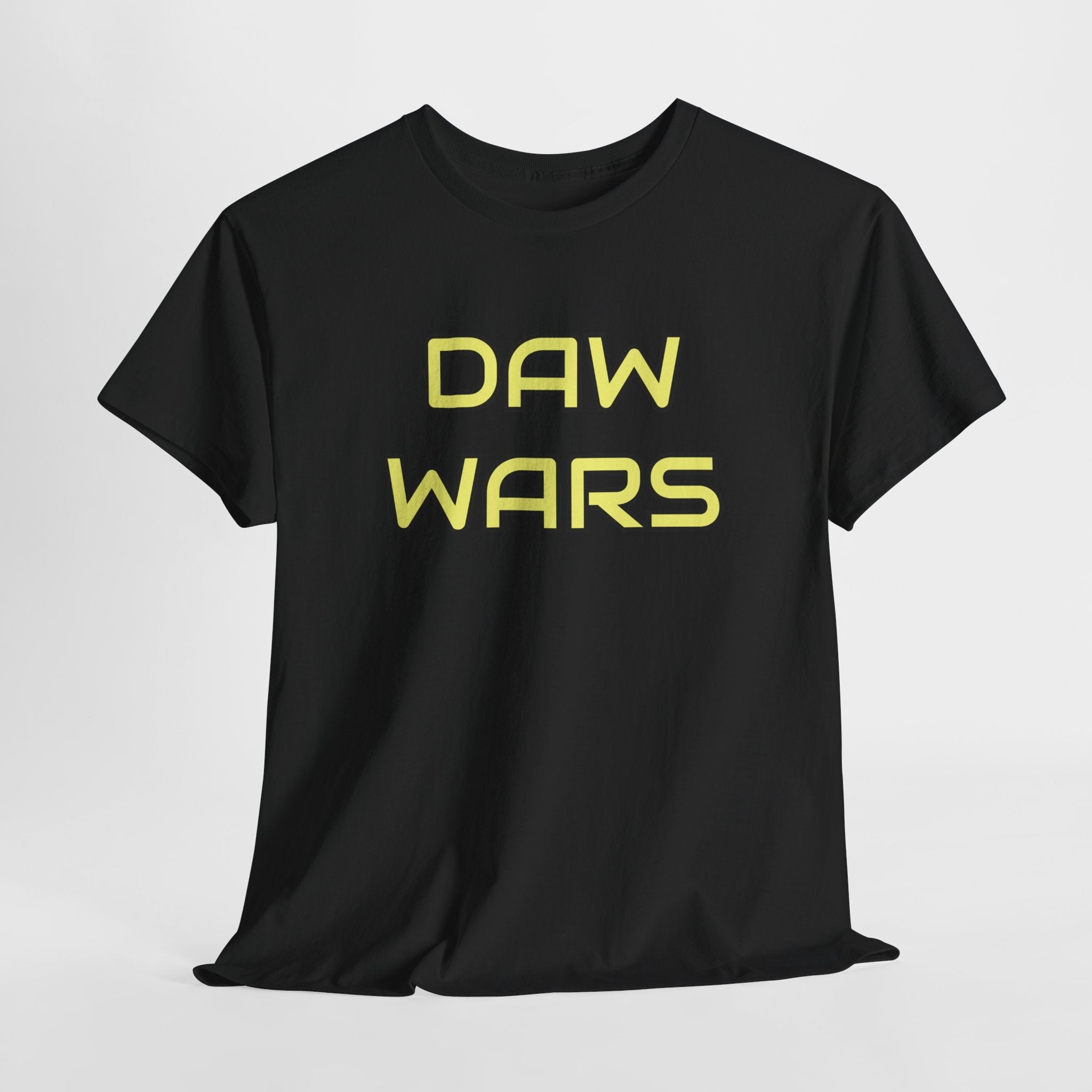 DAW Wars - Yellow Logo - Unisex Heavy Cotton Tee - Justice Candy Apparel