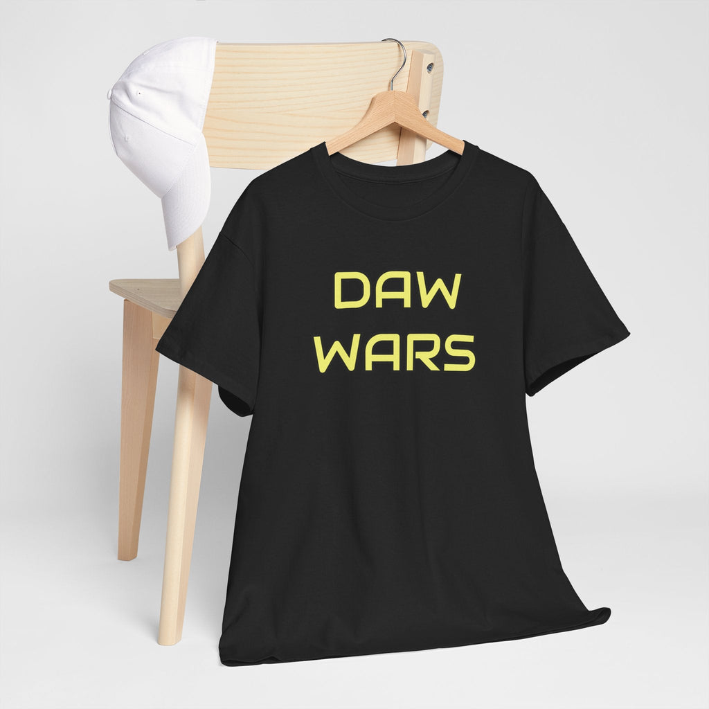 DAW Wars - Yellow Logo - Unisex Heavy Cotton Tee - Justice Candy Apparel
