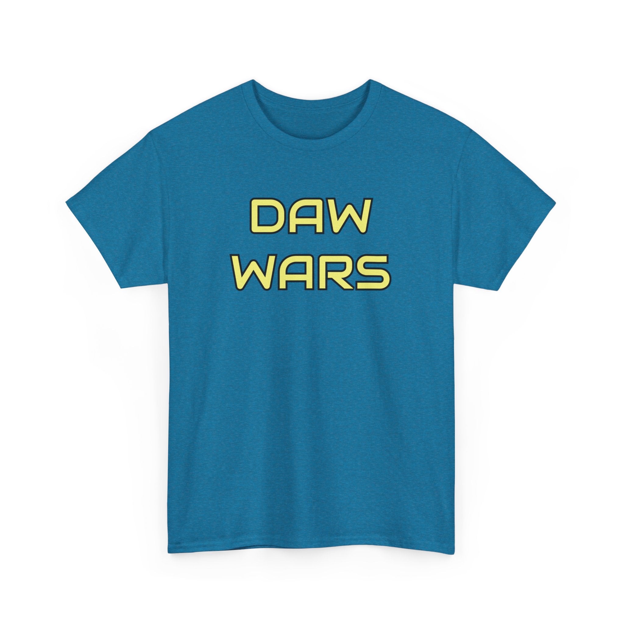 DAW Wars - Yellow Logo - Unisex Heavy Cotton Tee - Justice Candy Apparel