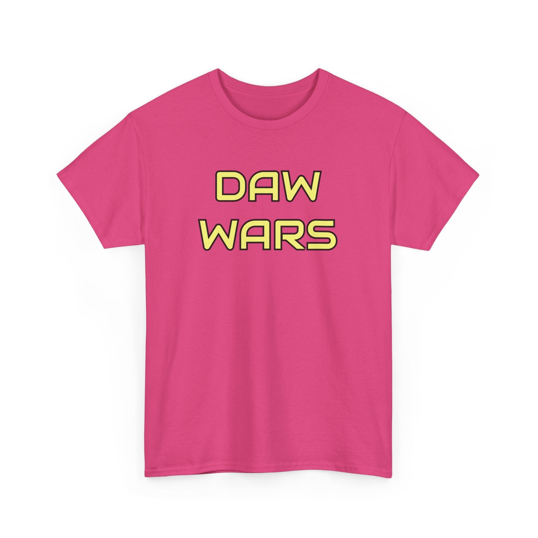 DAW Wars - Yellow Logo - Unisex Heavy Cotton Tee - Justice Candy Apparel