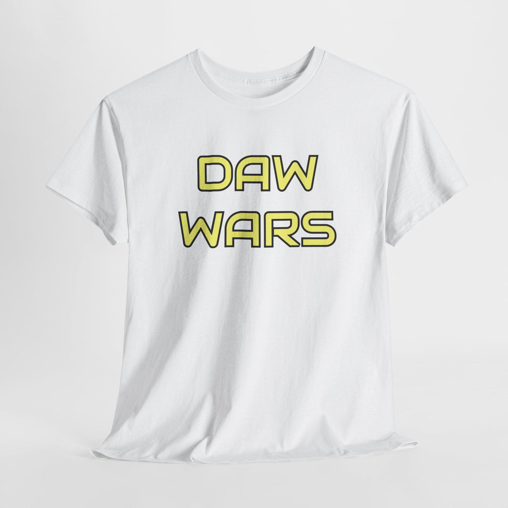 DAW Wars - Yellow Logo - Unisex Heavy Cotton Tee - Justice Candy Apparel