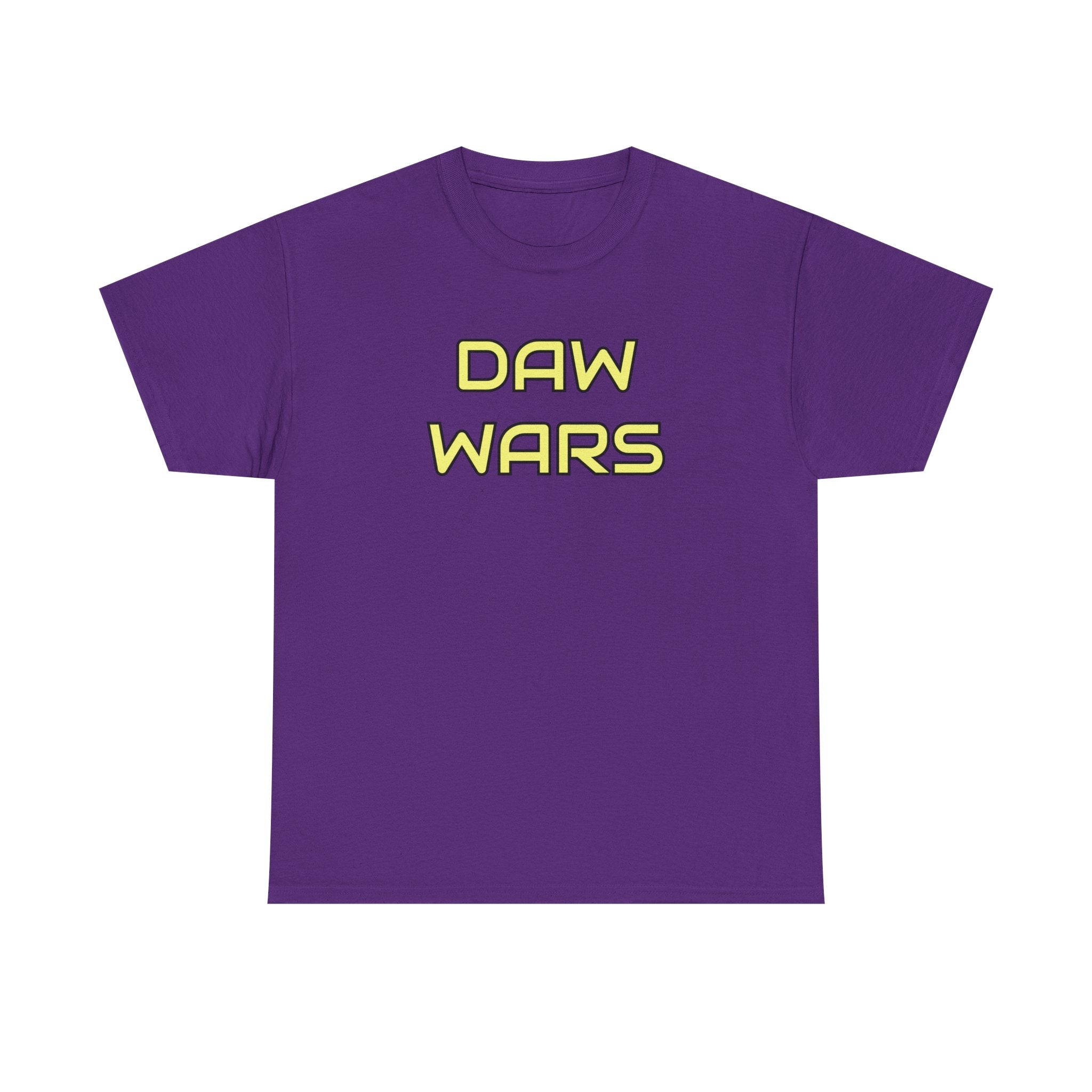 DAW Wars - Yellow Logo - Unisex Heavy Cotton Tee - Justice Candy Apparel