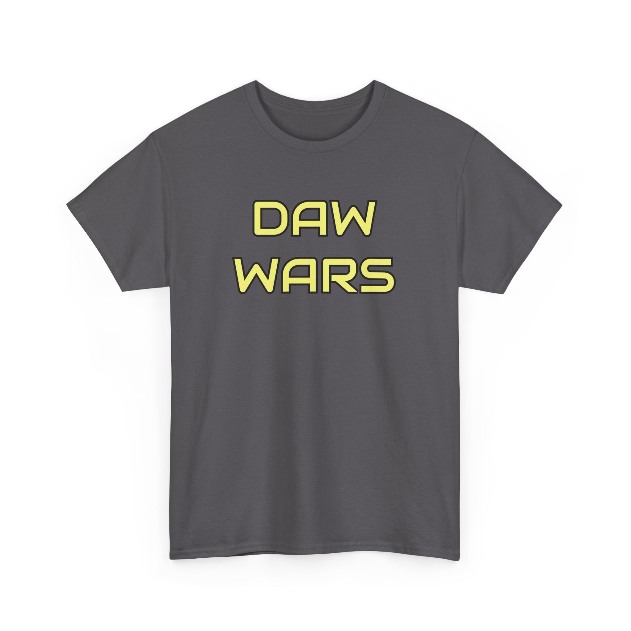 DAW Wars - Yellow Logo - Unisex Heavy Cotton Tee - Justice Candy Apparel
