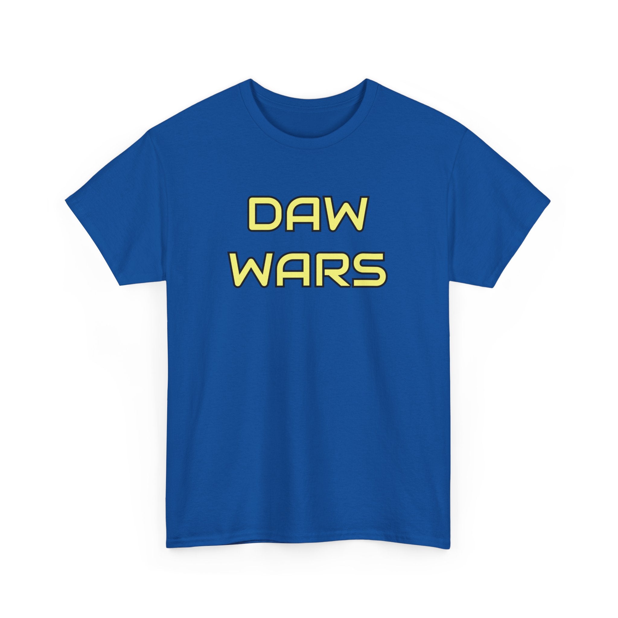 DAW Wars - Yellow Logo - Unisex Heavy Cotton Tee - Justice Candy Apparel