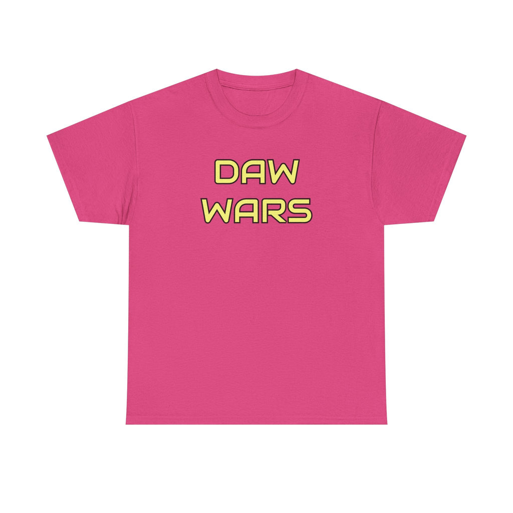 DAW Wars - Yellow Logo - Unisex Heavy Cotton Tee - Justice Candy Apparel