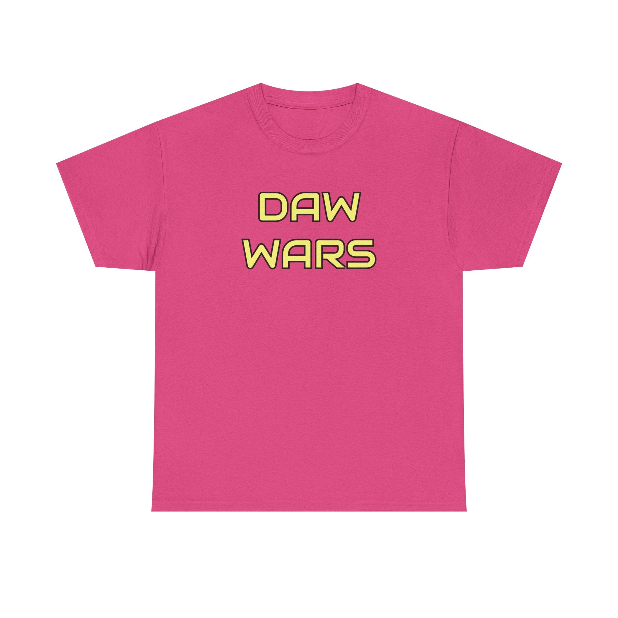 DAW Wars - Yellow Logo - Unisex Heavy Cotton Tee - Justice Candy Apparel