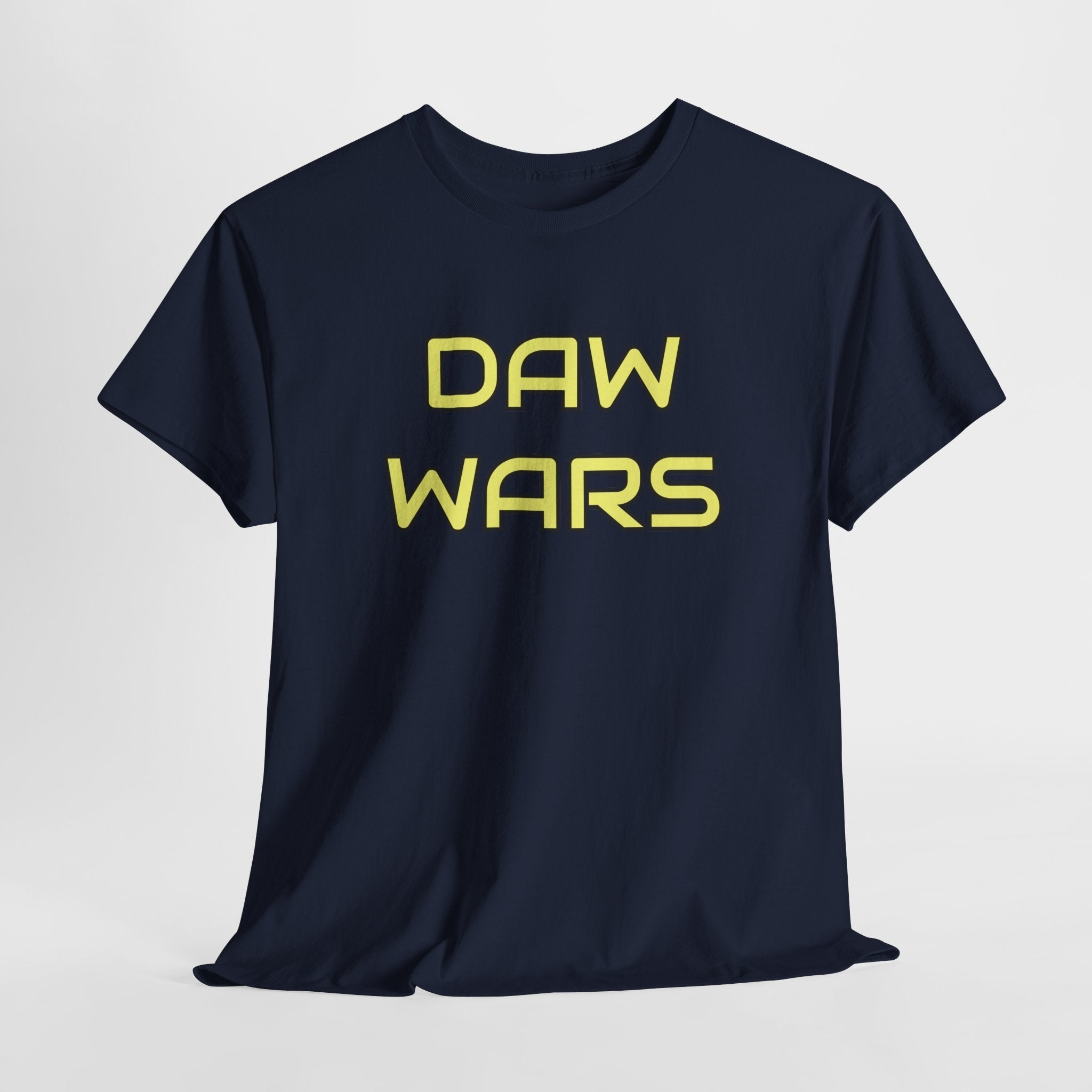 DAW Wars - Yellow Logo - Unisex Heavy Cotton Tee - Justice Candy Apparel