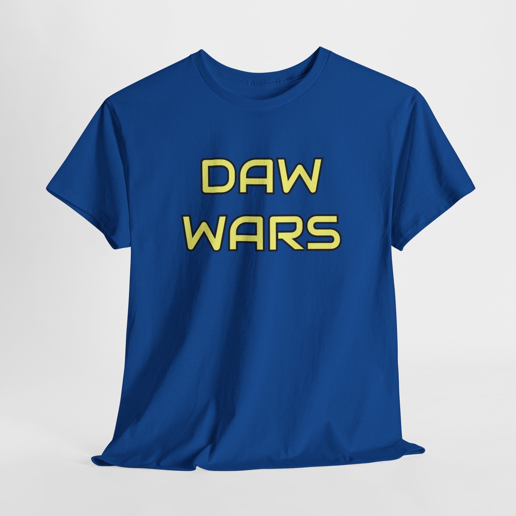 DAW Wars - Yellow Logo - Unisex Heavy Cotton Tee - Justice Candy Apparel