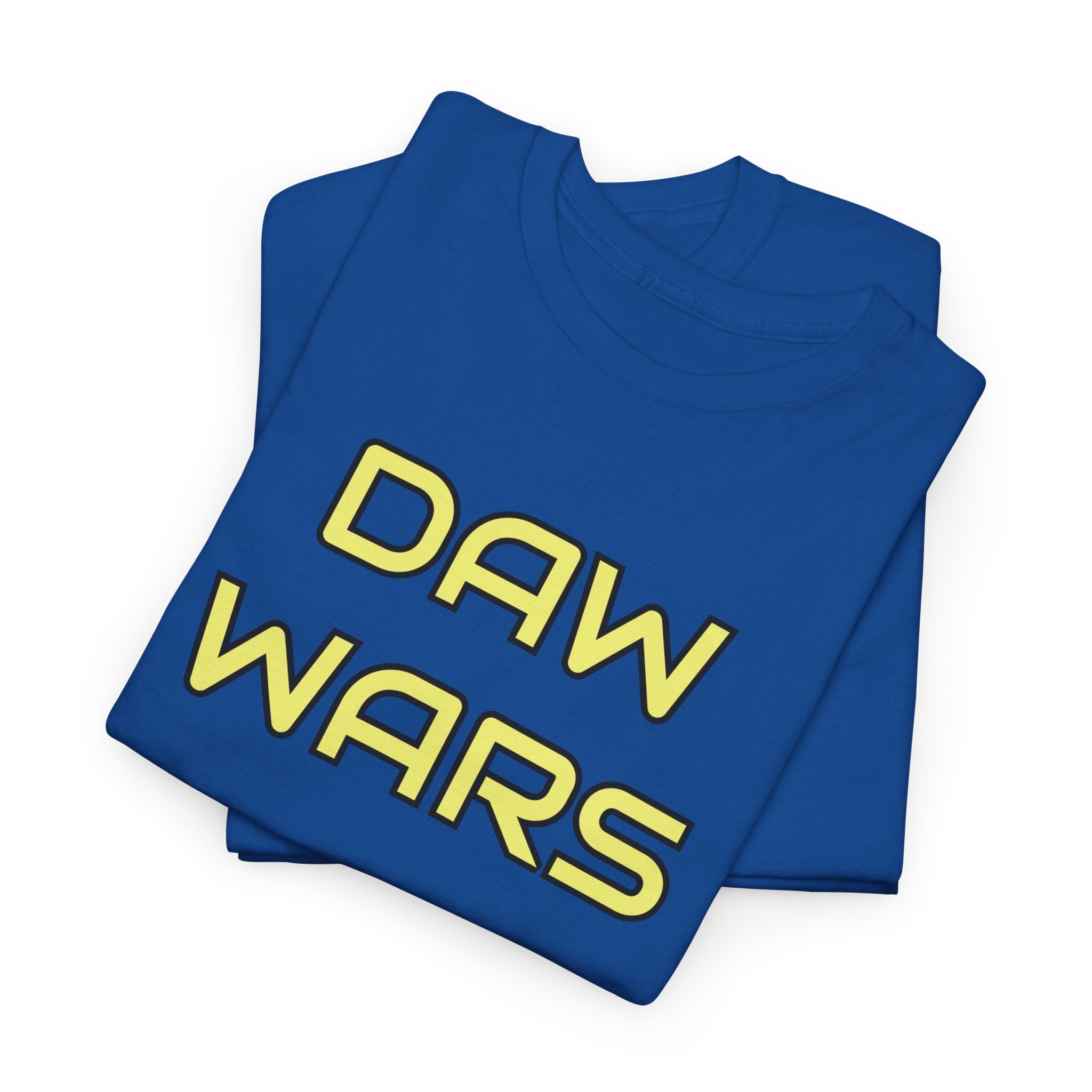 DAW Wars - Yellow Logo - Unisex Heavy Cotton Tee - Justice Candy Apparel